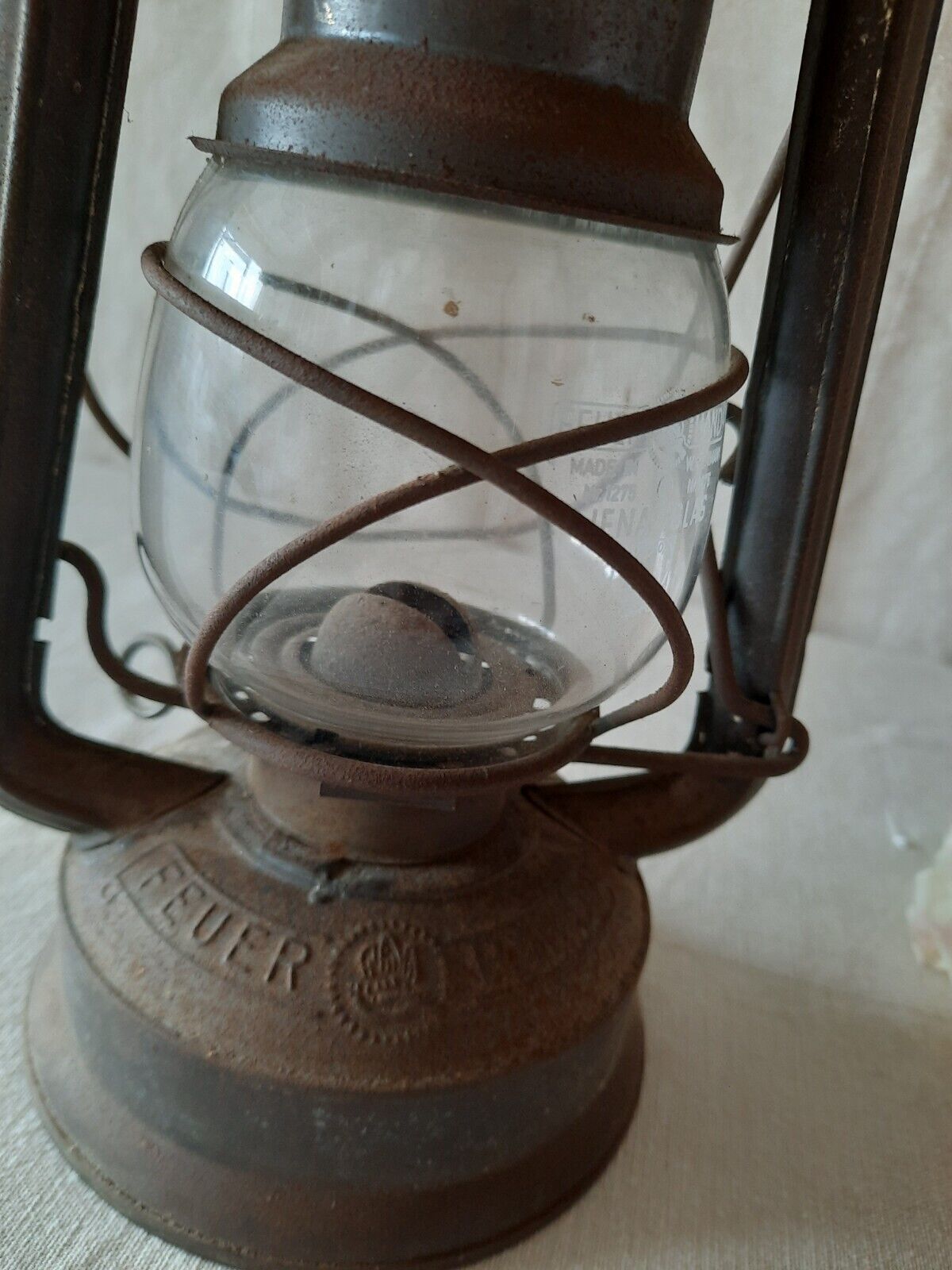 Vintage Lantern Feuerhand Baby 275 West Germany Storm Light Rare Original Prop!!