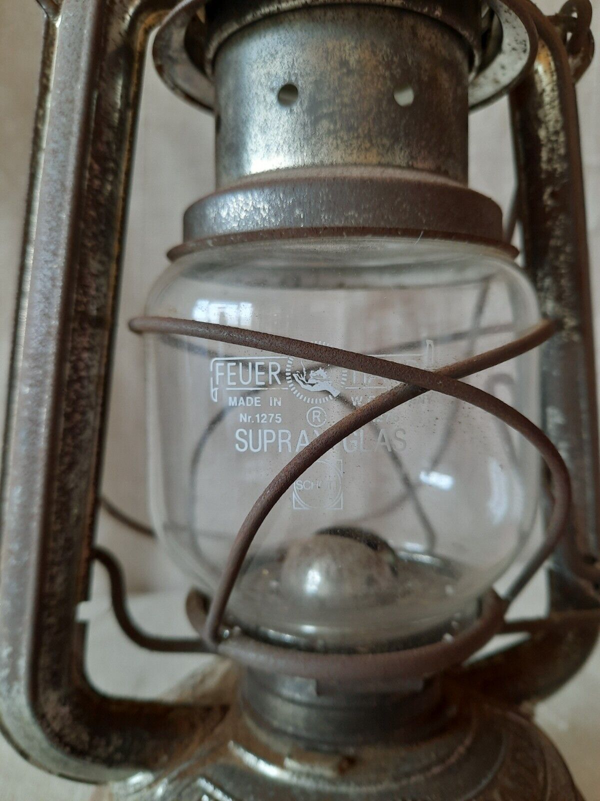 Vintage Lantern Feuerhand Baby 276 West Germany Storm Light Rare Original Prop!!