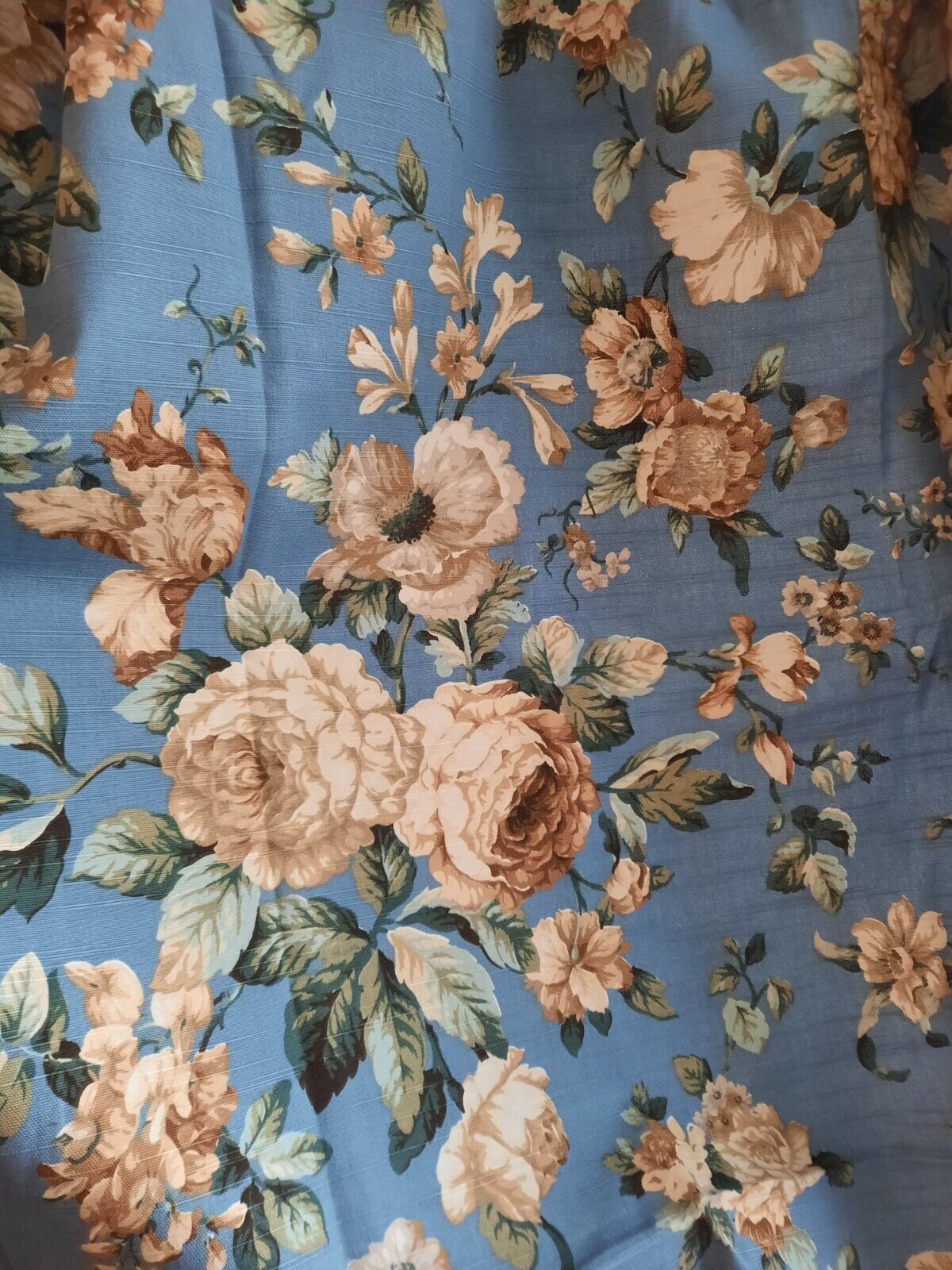 Country house floral curtain Fabric Material Prestigious Kensington 100% cotton