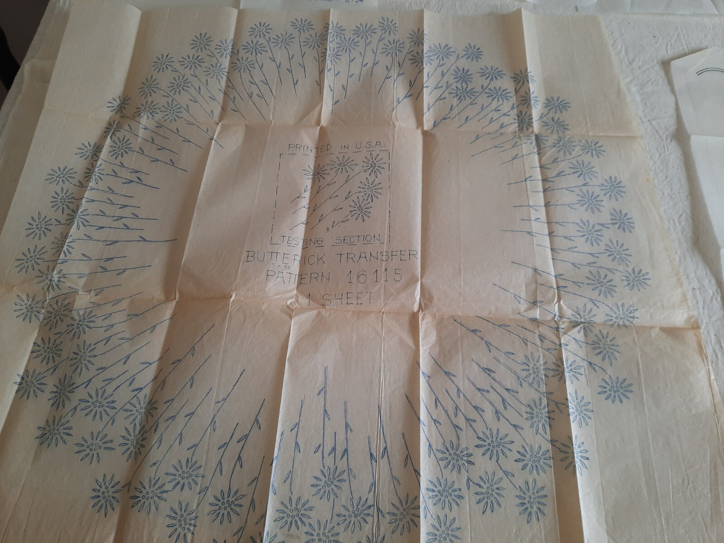 Embroidery Cross Stitch Transfer Patterns Needlecraft Lot Bndle Antique Vtg 30s
