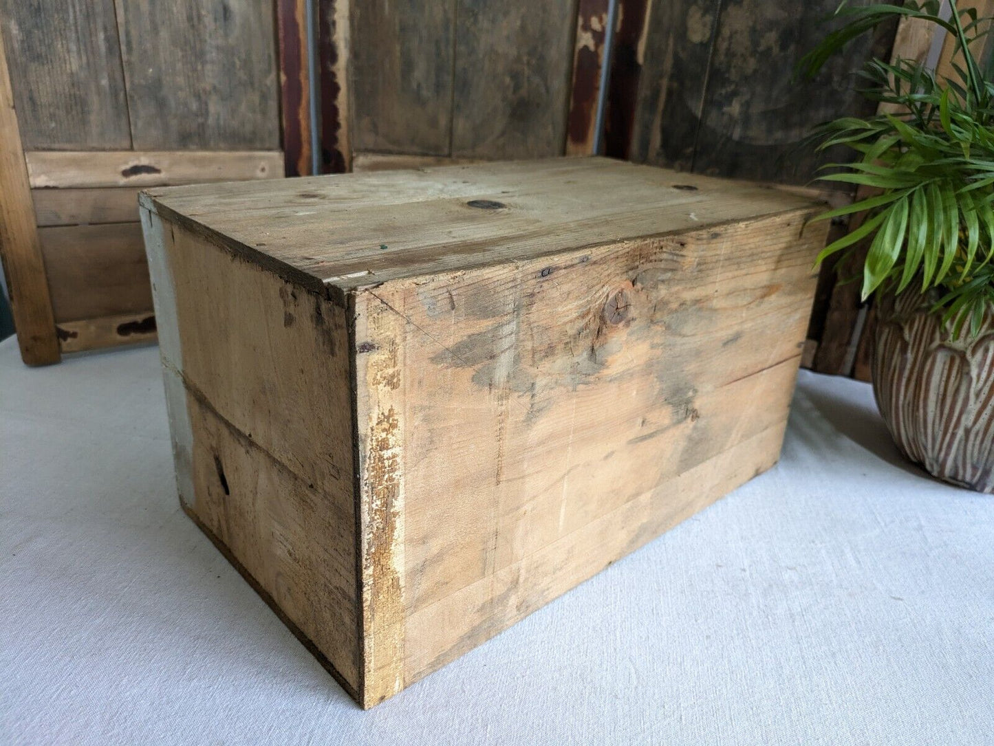 VTG Apothecary Drawer office Motor Car drawers table desk top index Work Garage