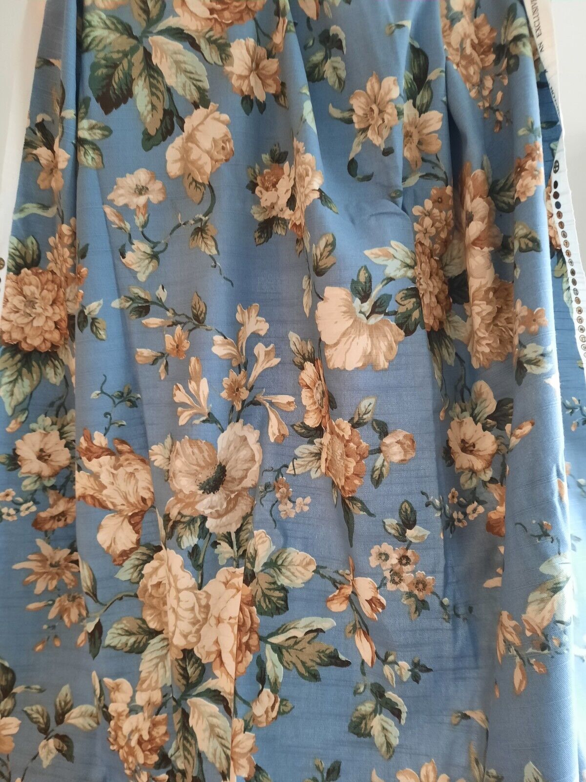 Country house floral curtain Fabric Material Prestigious Kensington 100% cotton