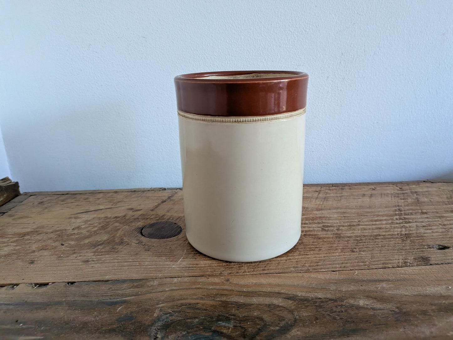 Vintage Fortnum & Mason English Stilton Stoneware Pot Storage Jar Pottery Crock