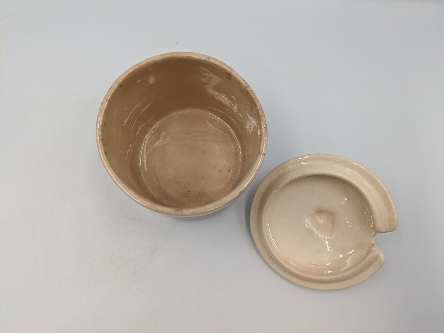 TONI RAYMOND POTTERY Orange Marmalade Preserve Jam Pot + Lid Torquay Devon Vtg
