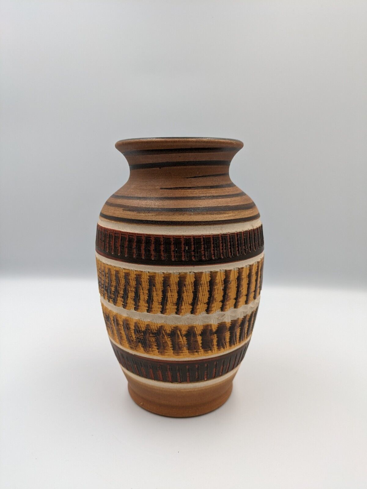 Vintage DÜMLER & BREIDEN 1960s Retro Mid Century Terra West German Pottery Vase