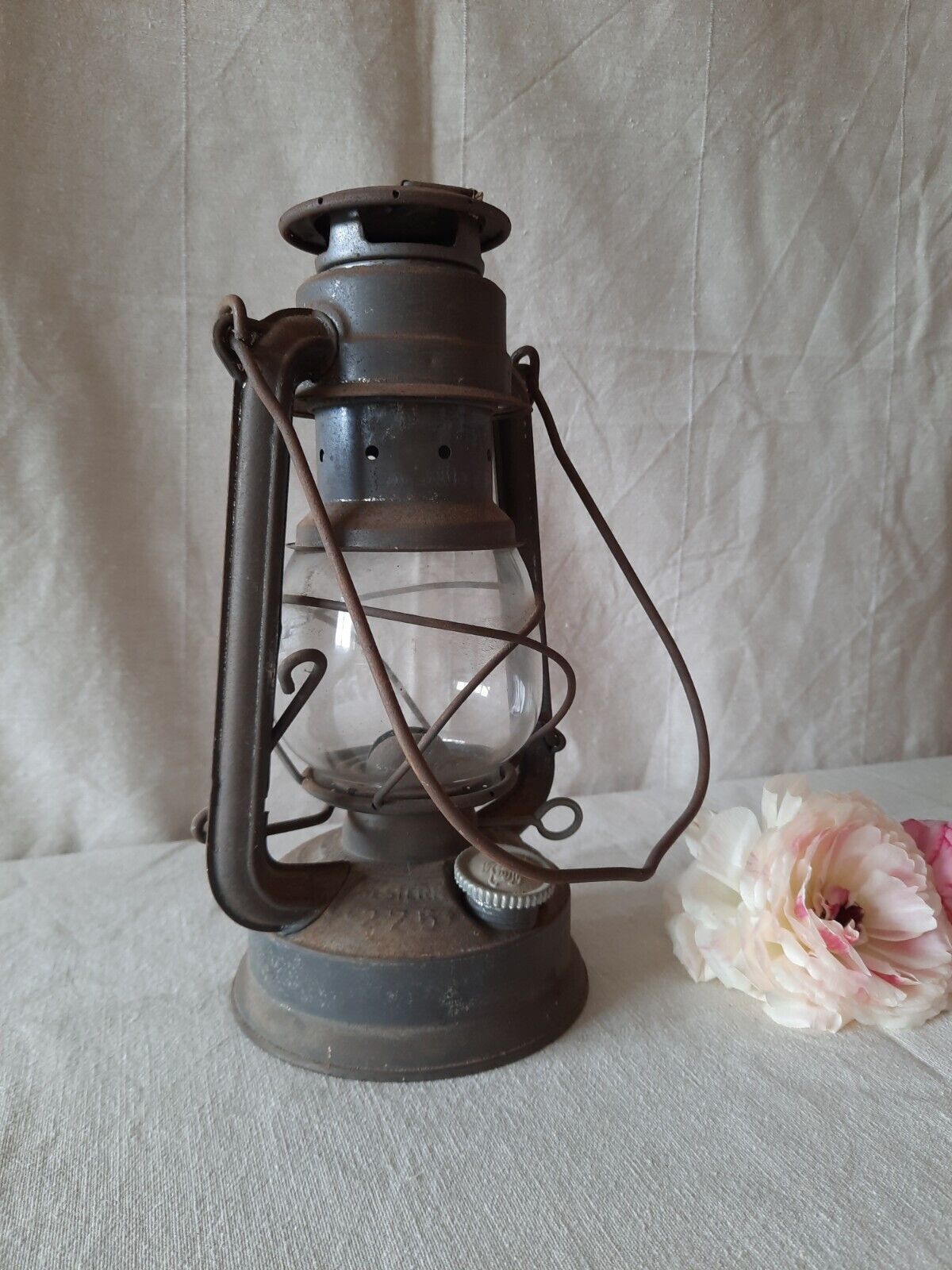 Vintage Lantern Feuerhand Baby 275 West Germany Storm Light Rare Original Prop!!