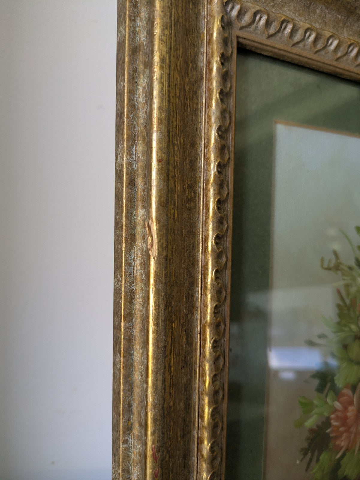 Original Oil Painting on Board C. Manning Bouquet Floral Roses Vase Flowers Vgc