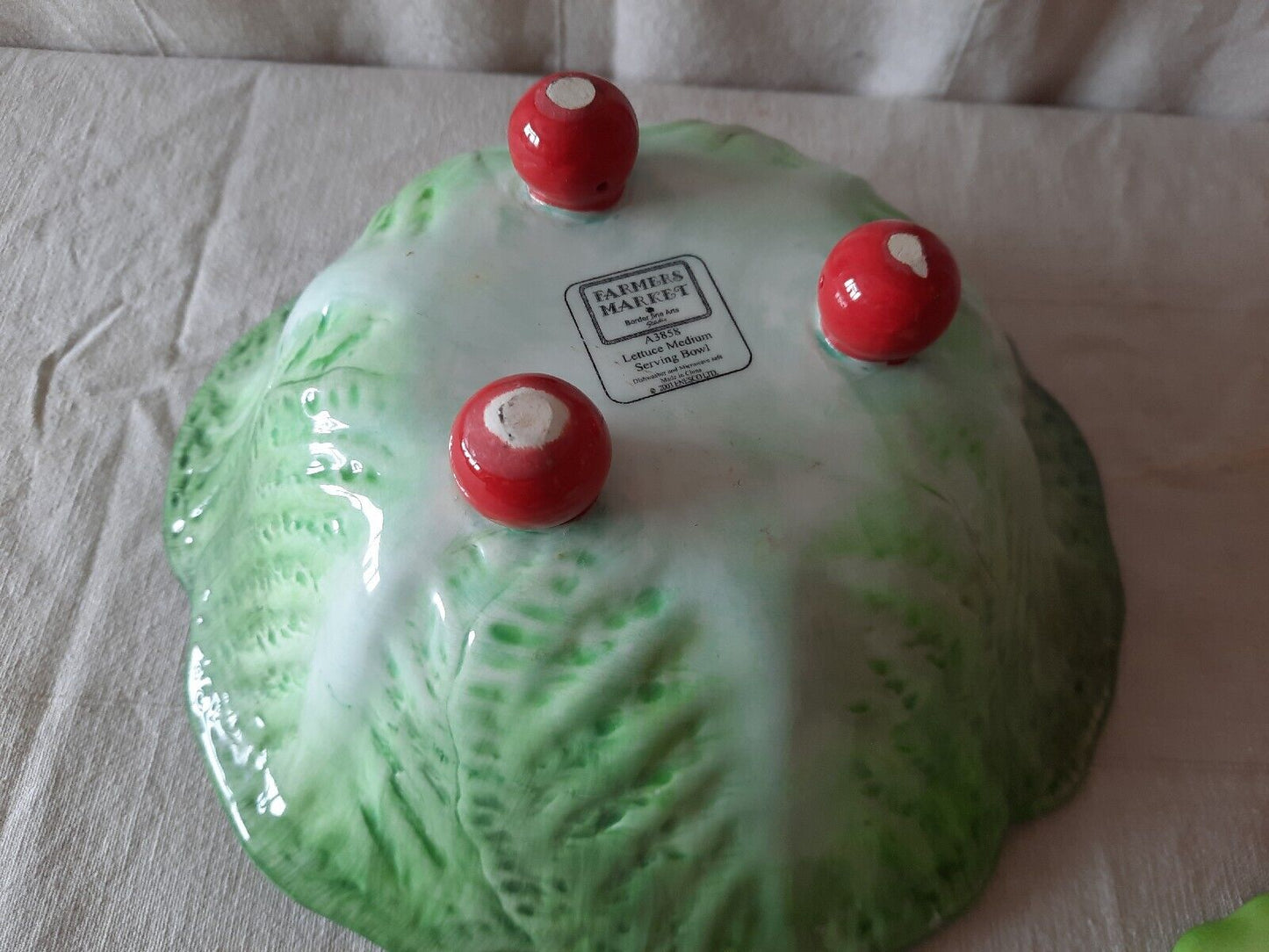 Beswick Ware Dish Bowl Cherry Tomato And Lettuce Leaf and farmers market bowl