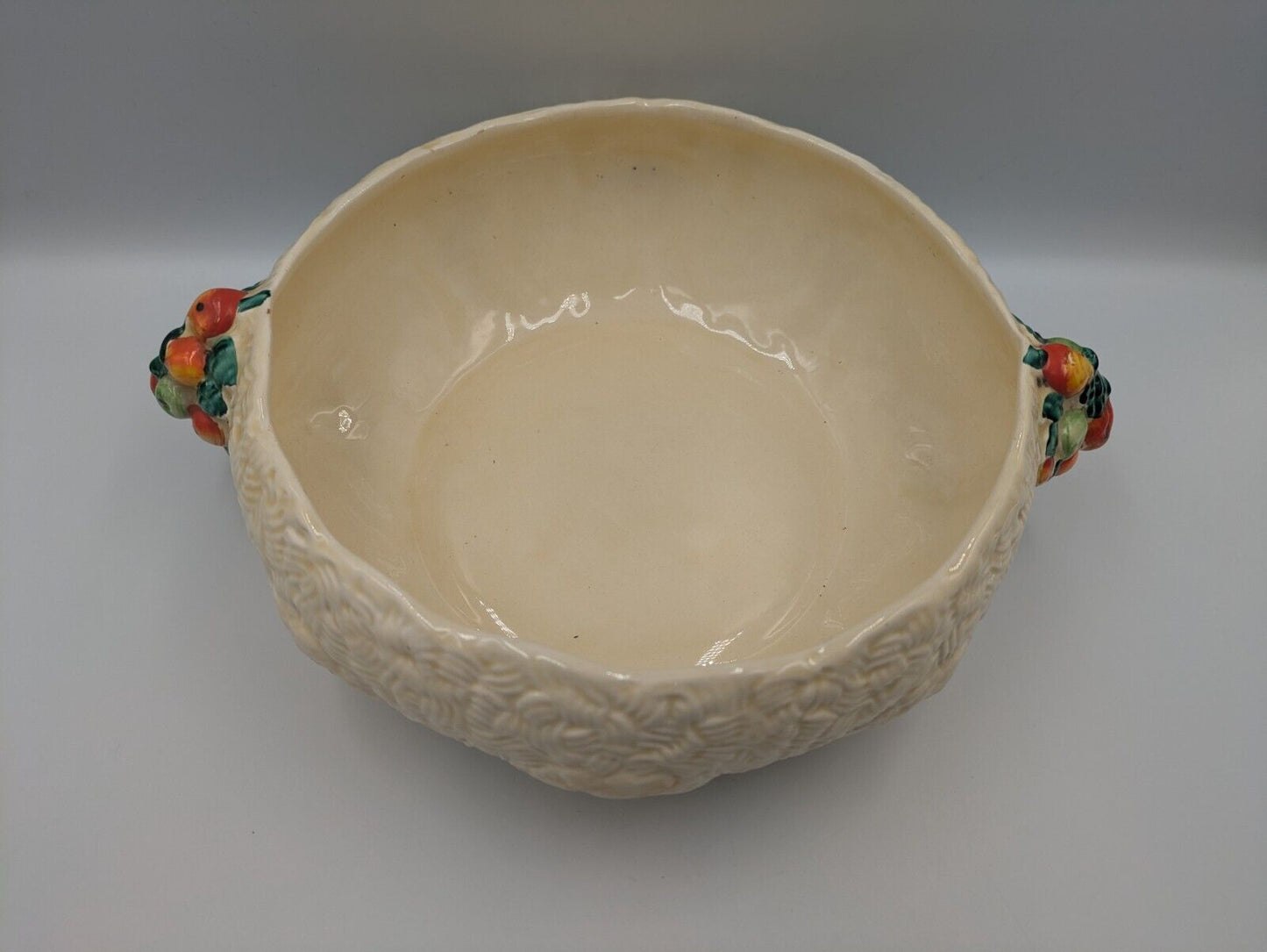 Large Rare Newport Pottery Clarice Cliff Celtic Harvest Salad Bowl Serving Antiq