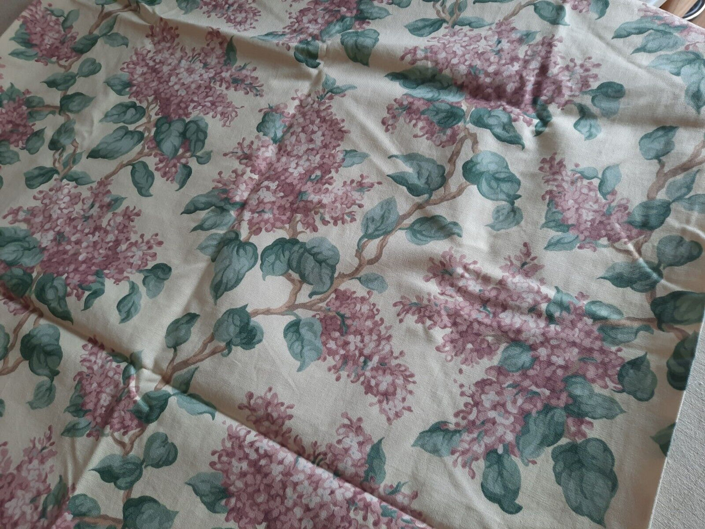 SANDERSON LILAC WALK CURTAIN FABRIC Floral Wisteria VINTAGE RARE 244CMx68CM Craf