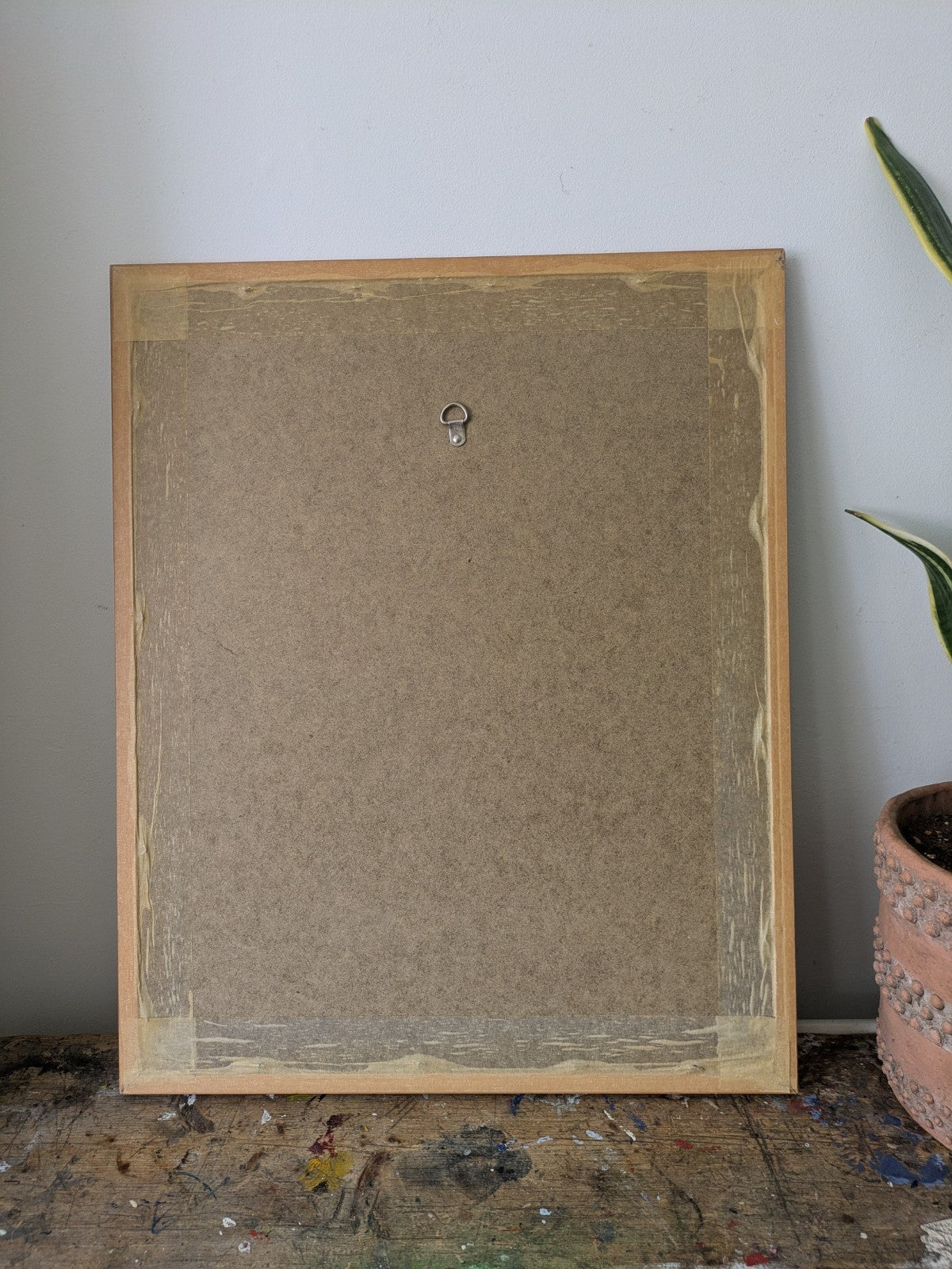 Large Vintage Deborah Jones Teddy Bear Print Framed Nursery Toys Child's Room