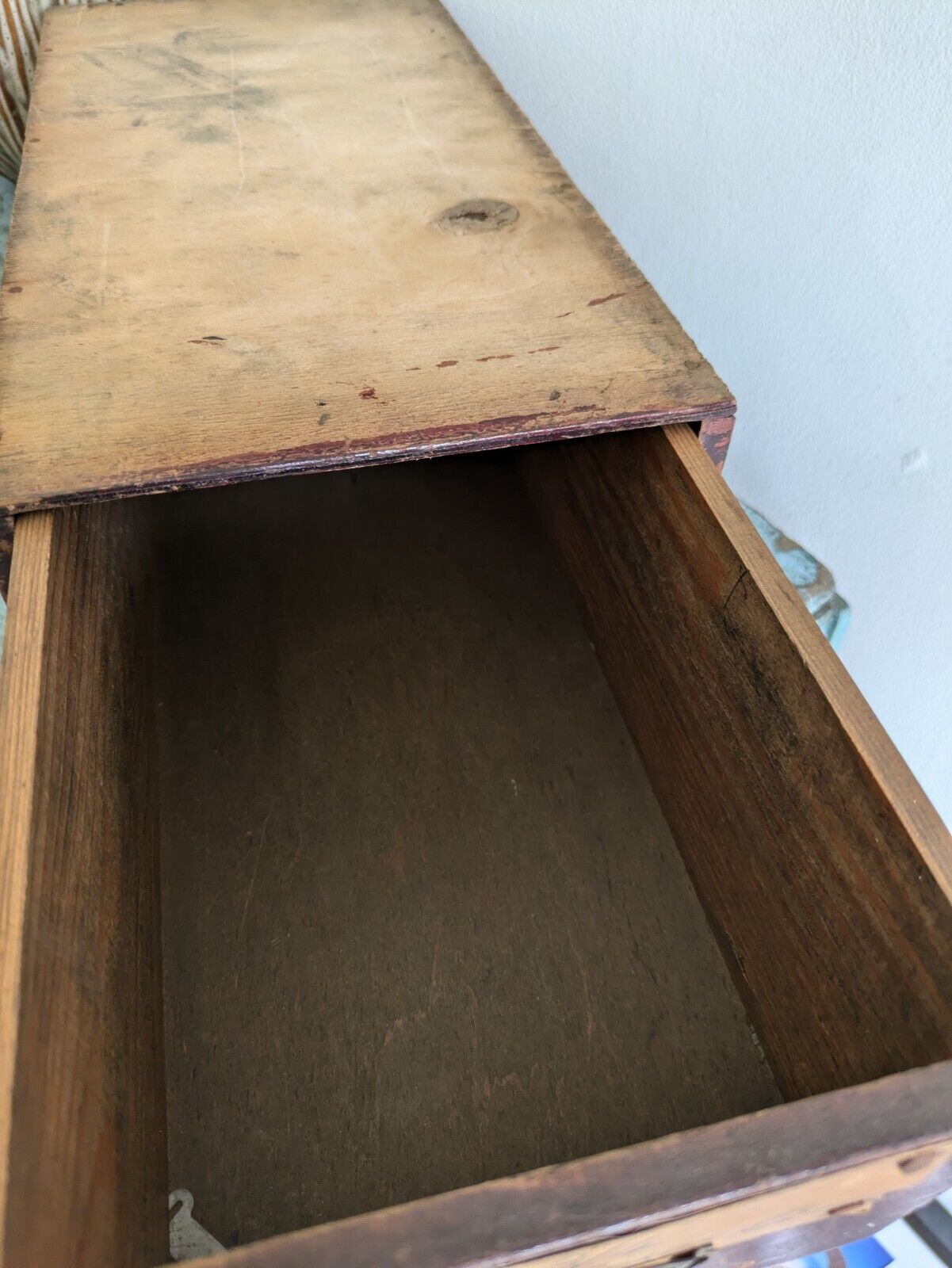 Vintage Wood Drawer Index Card File Library Cabinet Furniture Desk Storage Offic