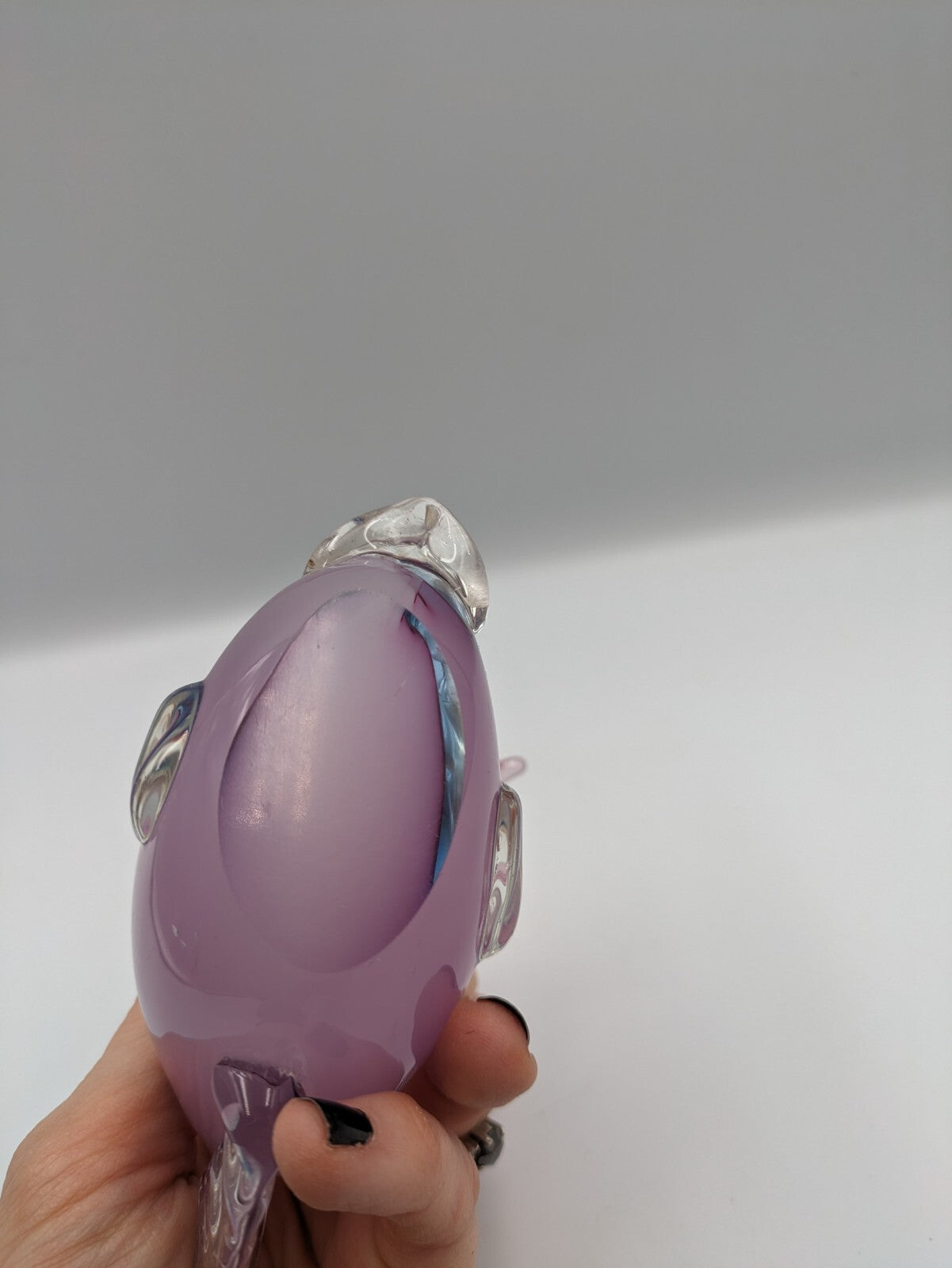 1950's Murano Archimede Seguso Pink Opaline Hand Blown Art Glass Fish Sculpture