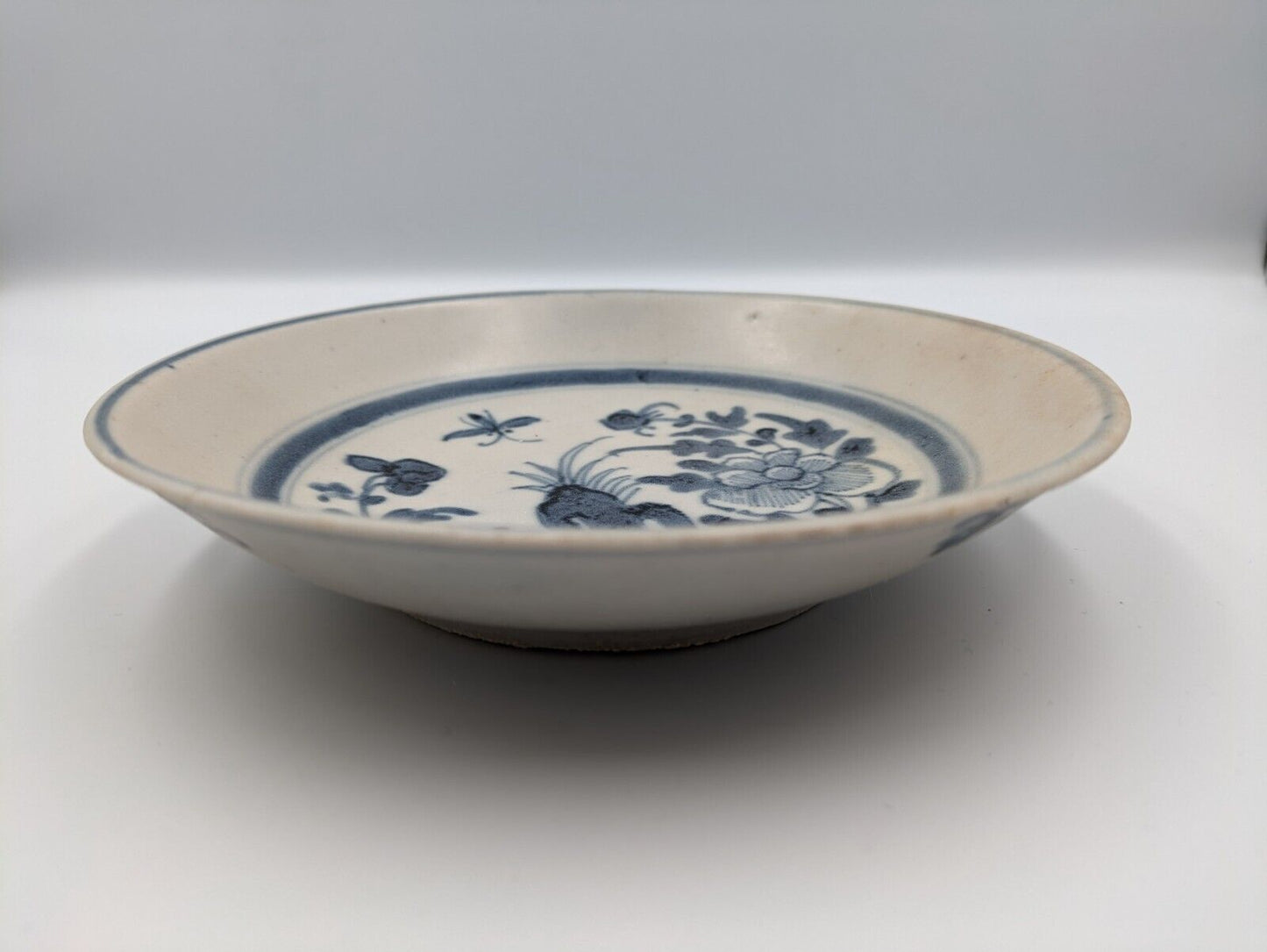 Chinese Qing Blue & White Tek Sing Plate from 1822 Ship Wreck Antique Pottery!!