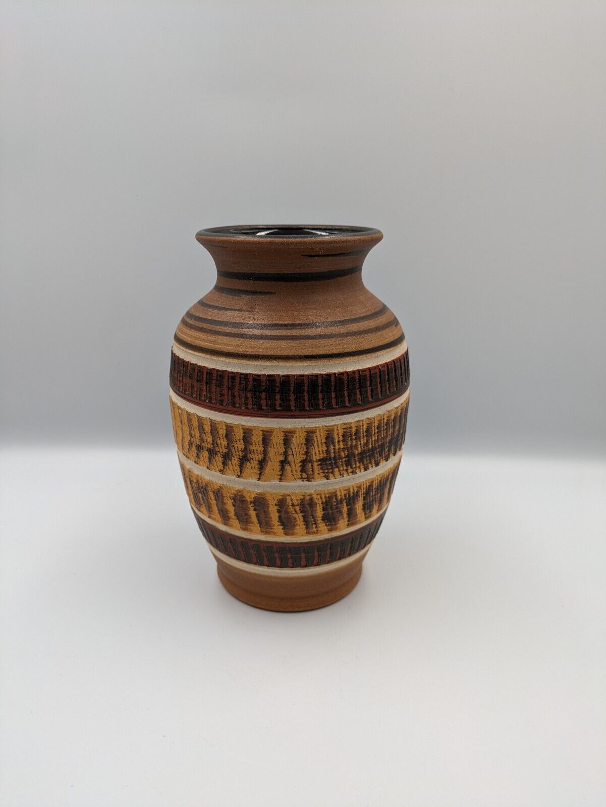 Vintage DÜMLER & BREIDEN 1960s Retro Mid Century Terra West German Pottery Vase