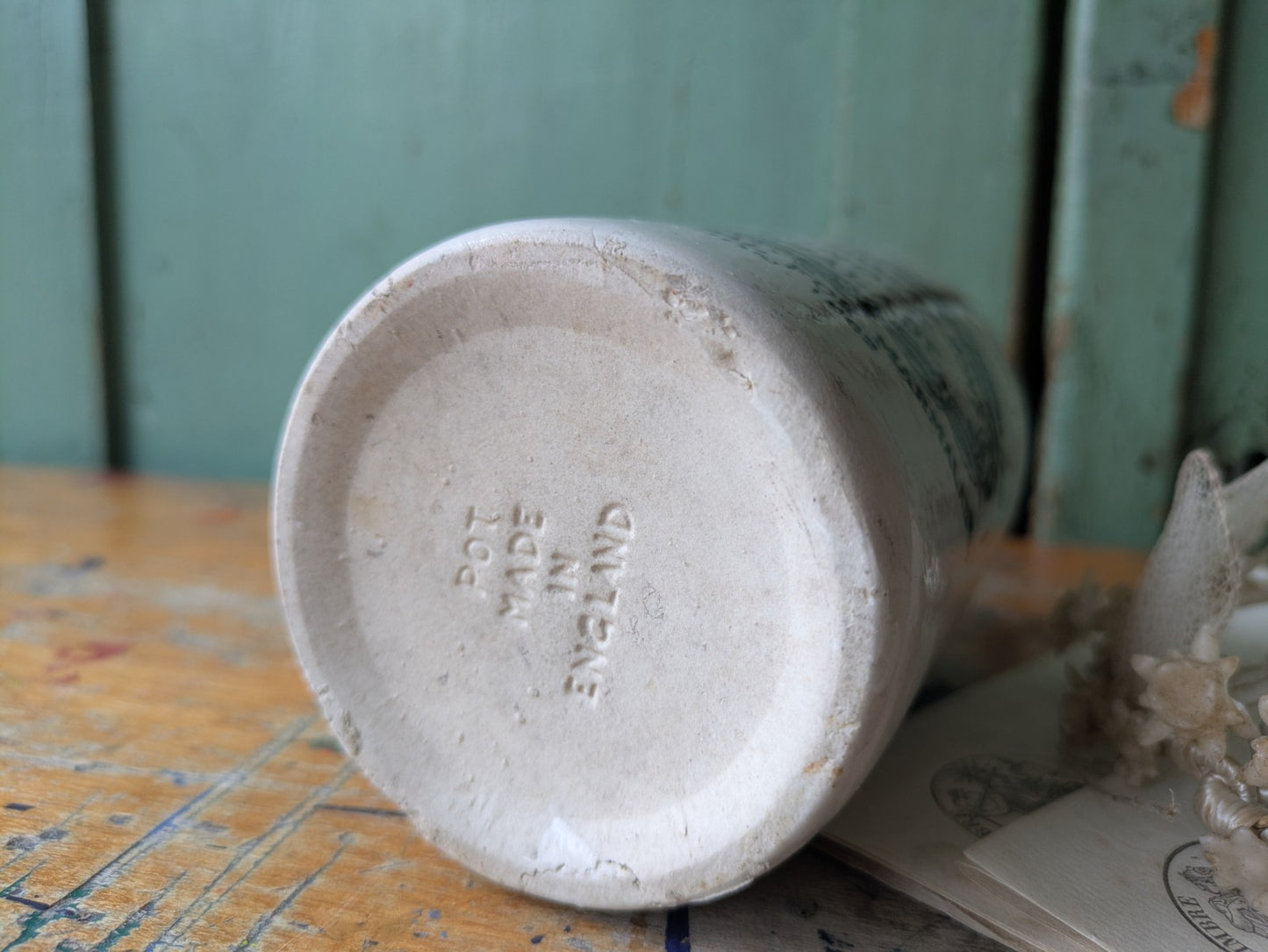 Antique James Keiller & Son’s Dundee Marmalade English Advert Pot, c. 1885 Vtg