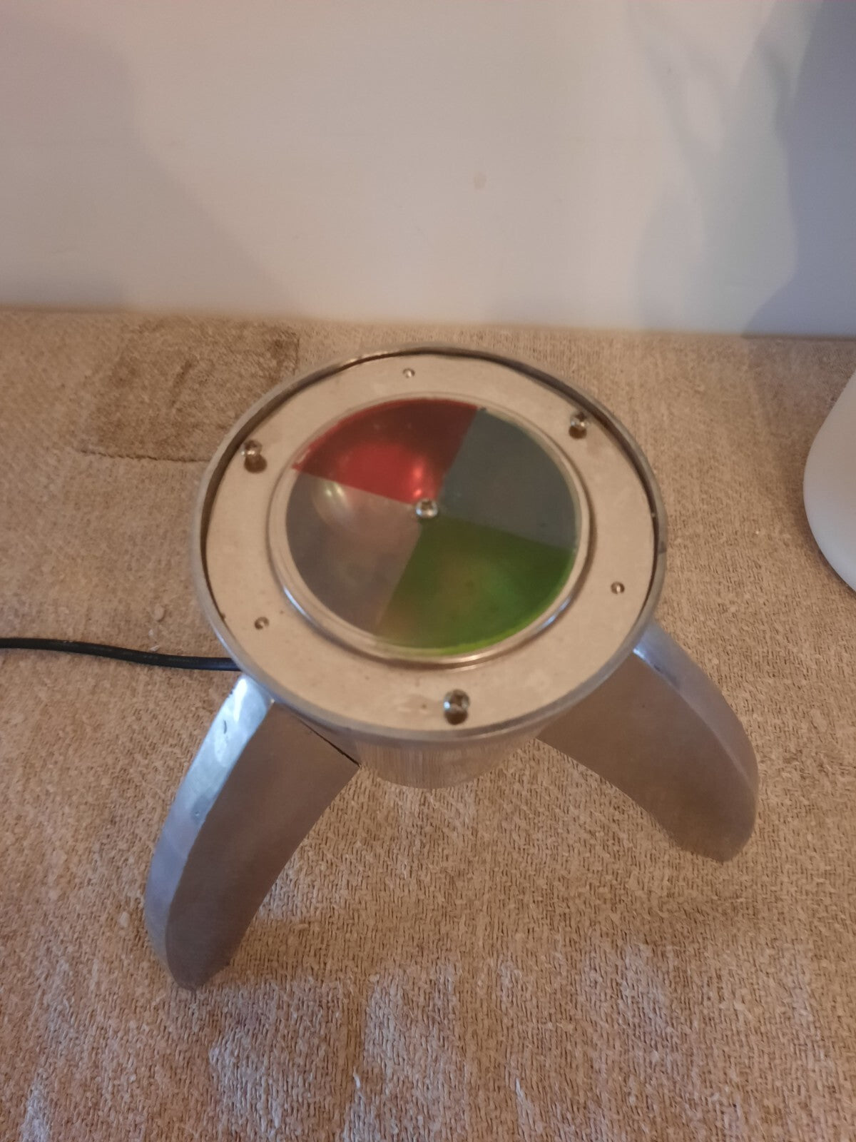 Vintage Retro Metal Space Rocket Lamp mesh Inspired from Neil Armstrong 1990s