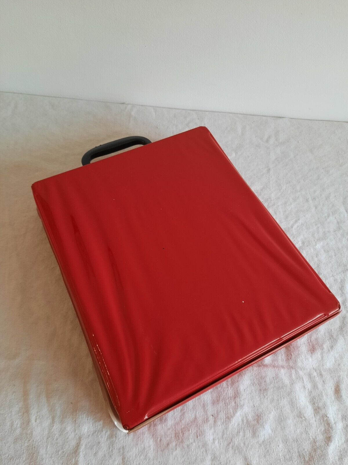 Retro Red 1960's Vintage Very Rare Germany issue Doll Case by Theia Spielwaren
