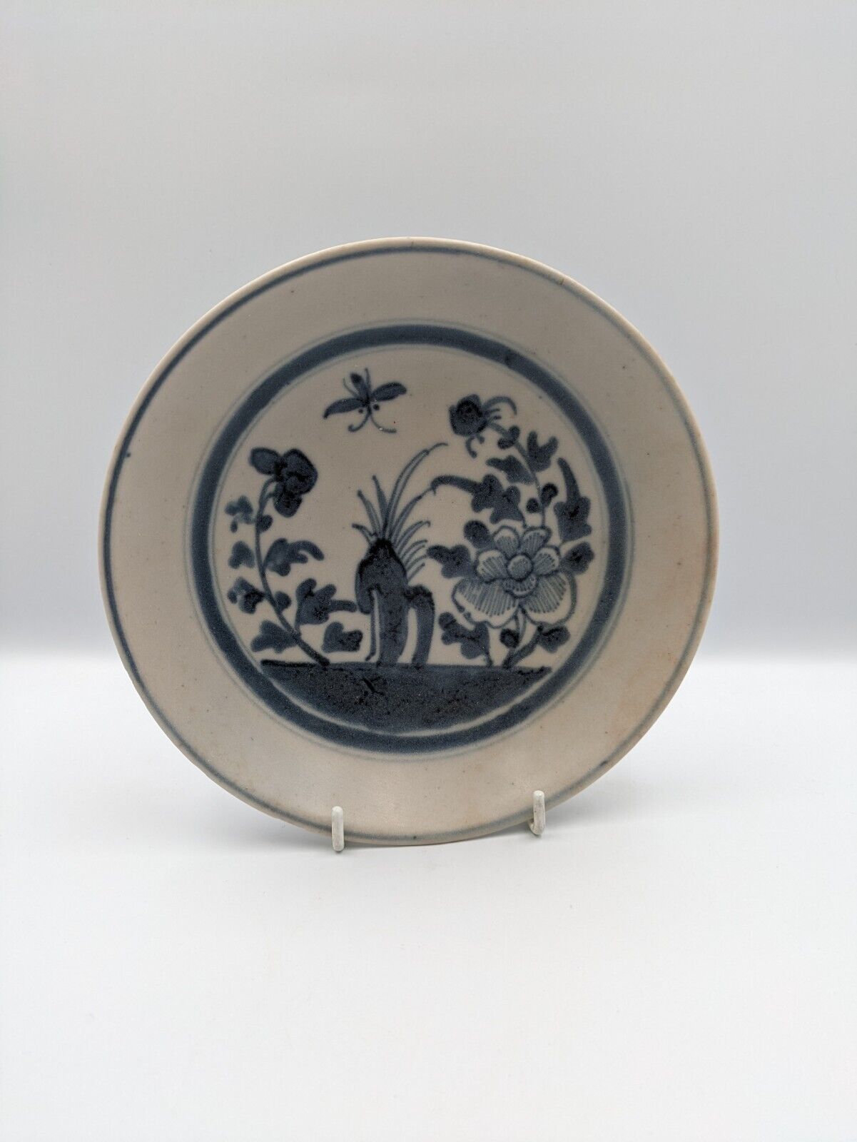 Chinese Qing Blue & White Tek Sing Plate from 1822 Ship Wreck Antique Pottery!!