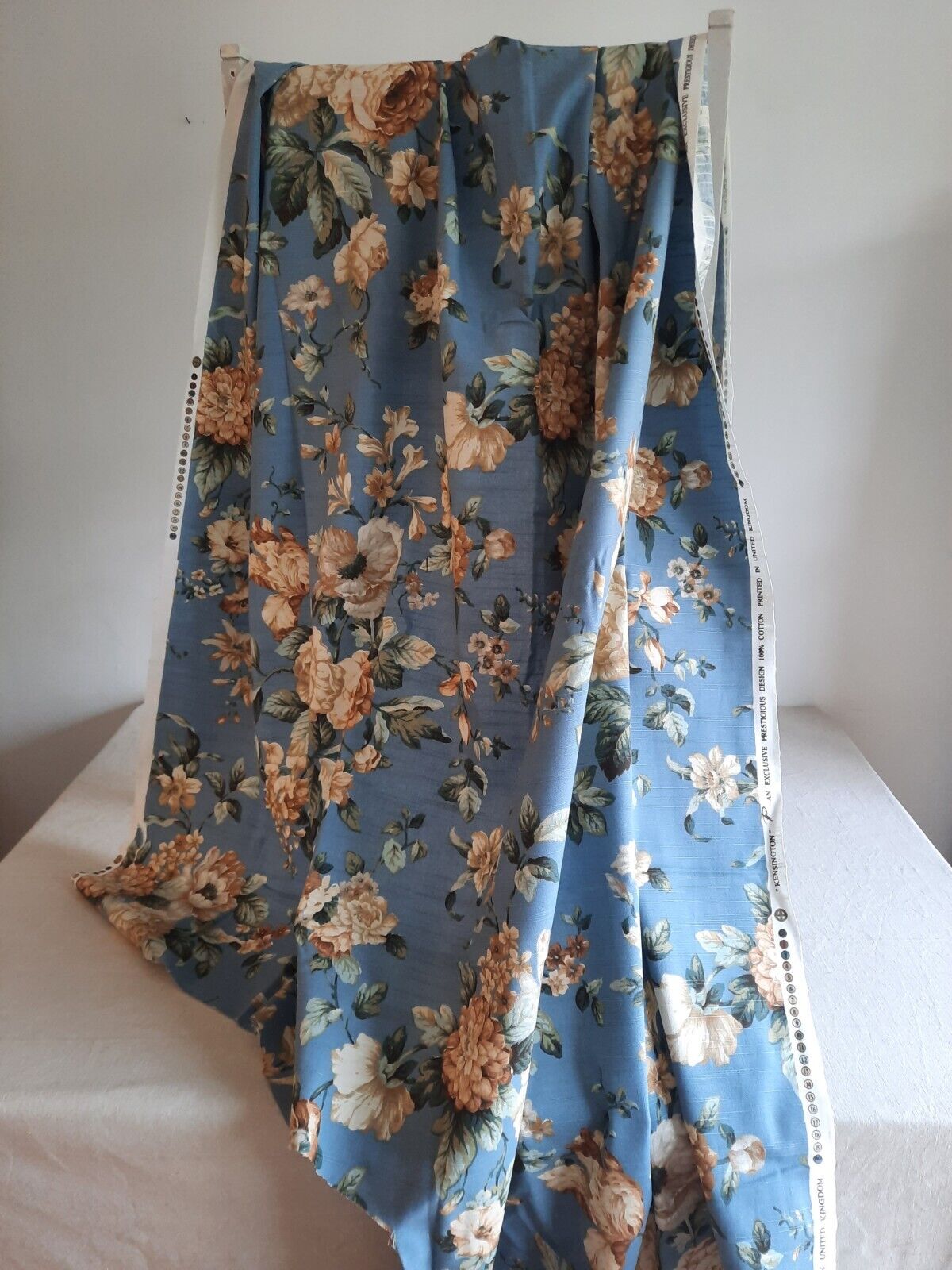 Country house floral curtain Fabric Material Prestigious Kensington 100% cotton