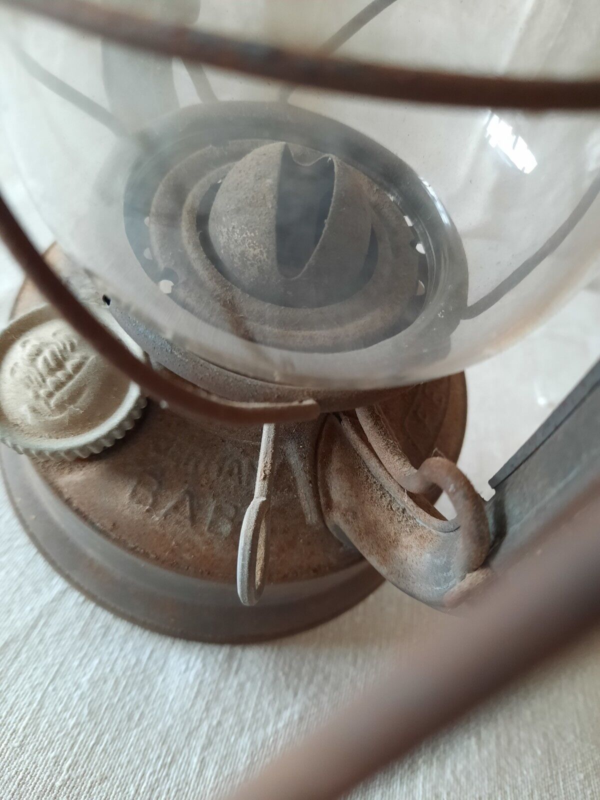 Vintage Lantern Feuerhand Baby 275 West Germany Storm Light Rare Original Prop!!