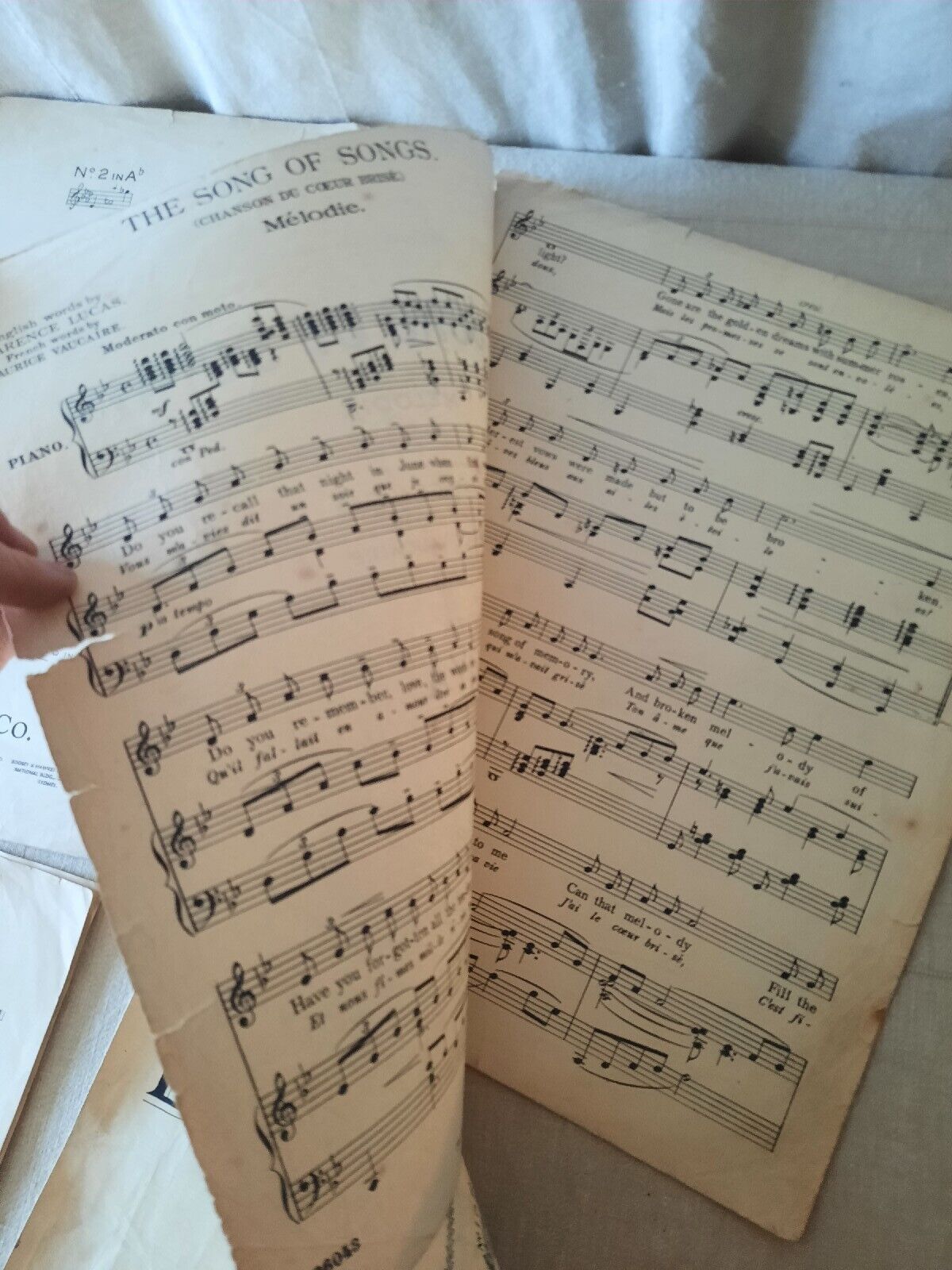 Vintage Lot Piano Sheet Music Manuscript Paper War Time UK British Rare Antique*