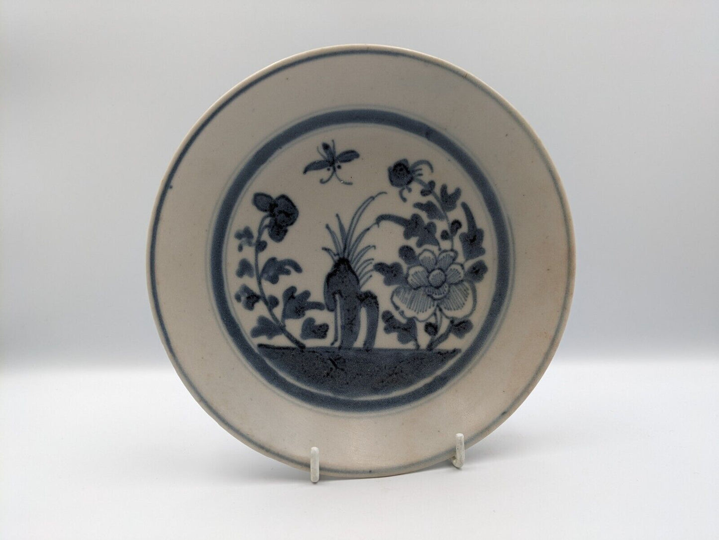Chinese Qing Blue & White Tek Sing Plate from 1822 Ship Wreck Antique Pottery!!