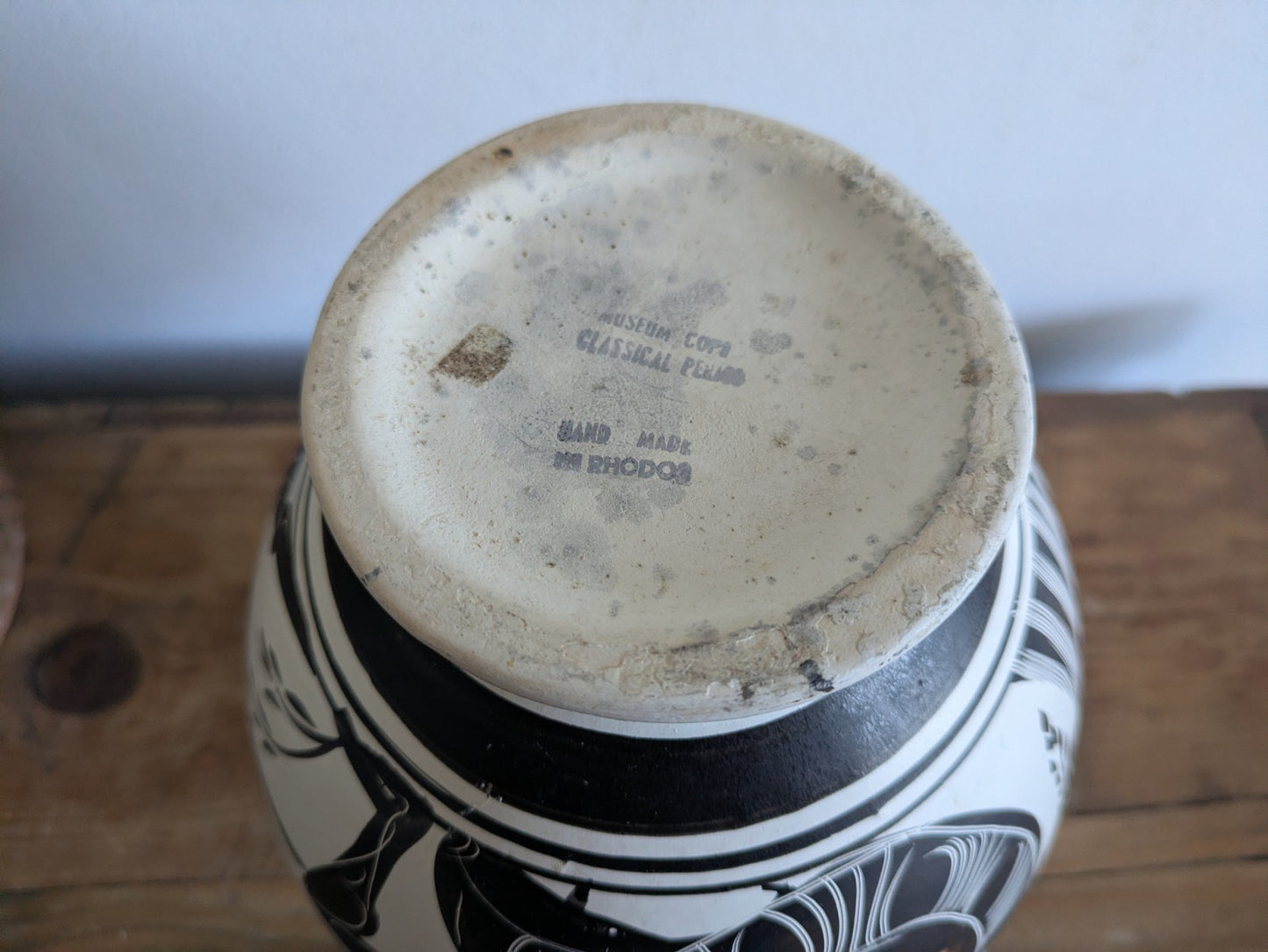 Museum Copy Rhodes Korrinthian Classical Period Pottery Vase Hand Made Modern