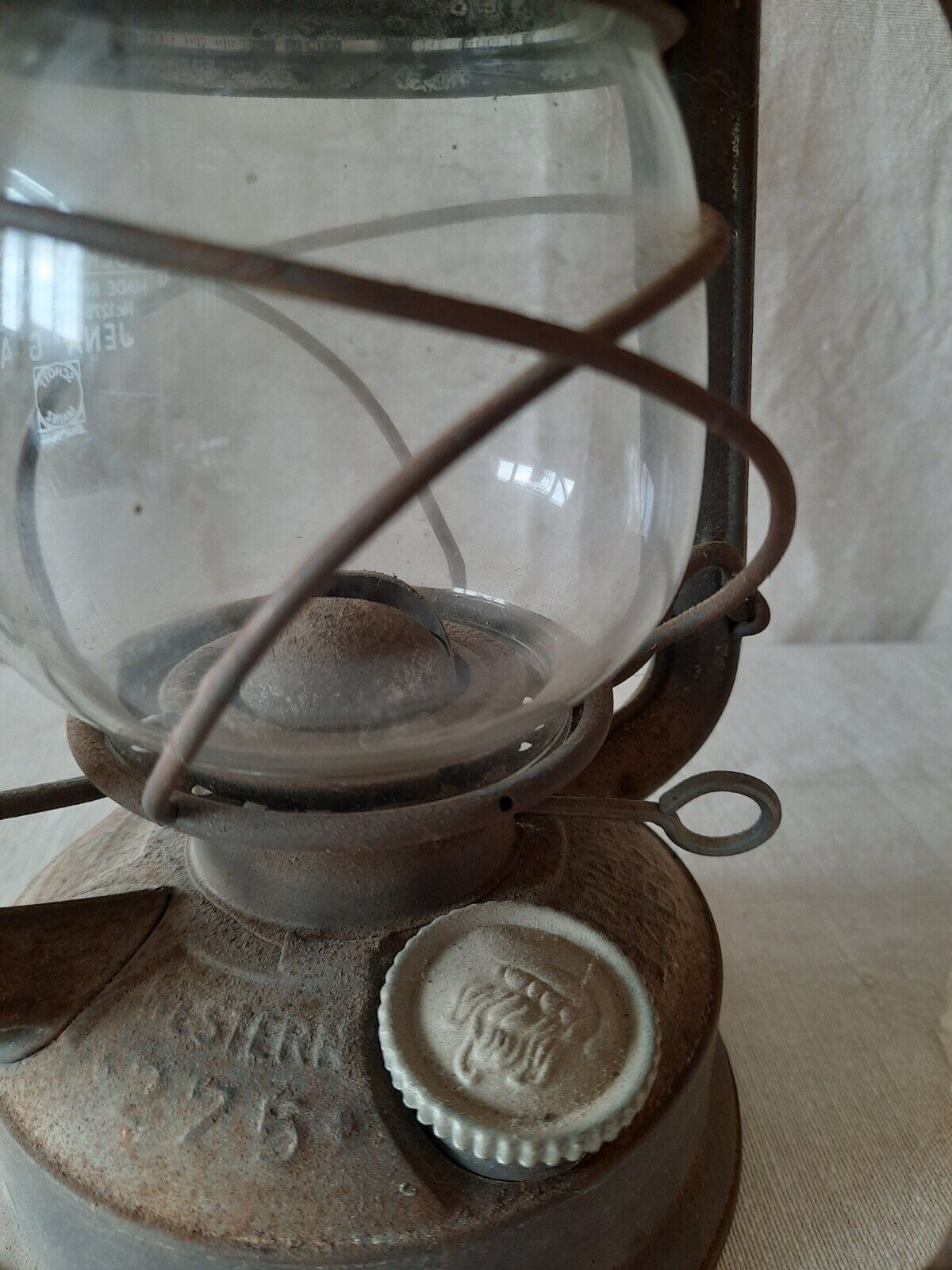 Vintage Lantern Feuerhand Baby 275 West Germany Storm Light Rare Original Prop!!