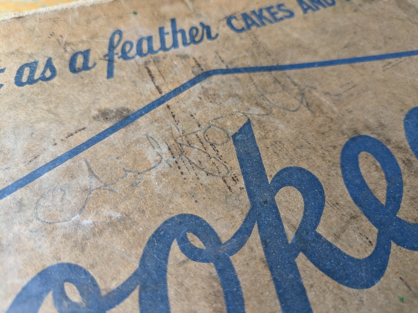 Cookeen Box Vintage Packaging Kitchenalia Food Advertising Cakes Pastries Prop