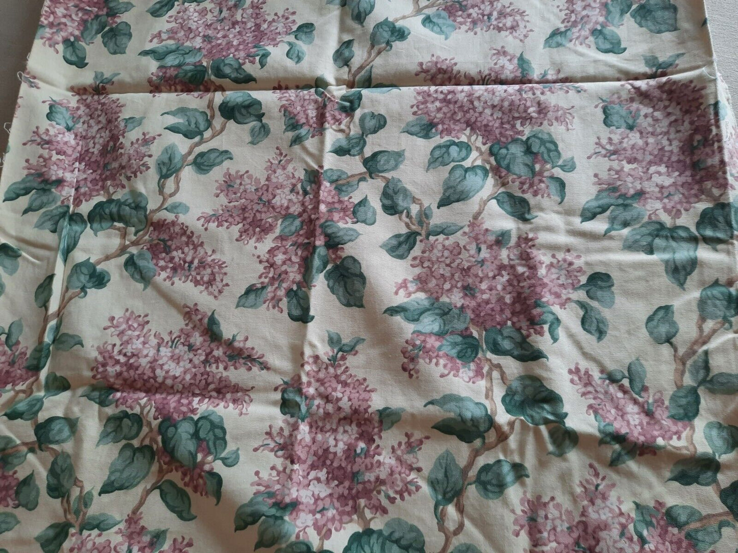 SANDERSON LILAC WALK CURTAIN FABRIC Floral Wisteria VINTAGE RARE 244CMx68CM Craf