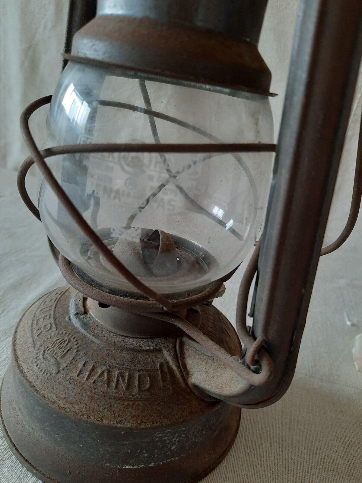 Vintage Lantern Feuerhand Baby 275 West Germany Storm Light Rare Original Prop!!