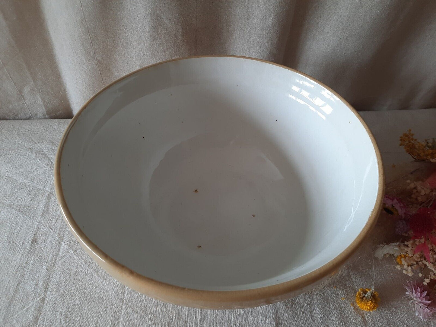 Vintage Mixing Bowl England Pastry Mason Cash Cake Retro 12 prop TV film C.Gresl