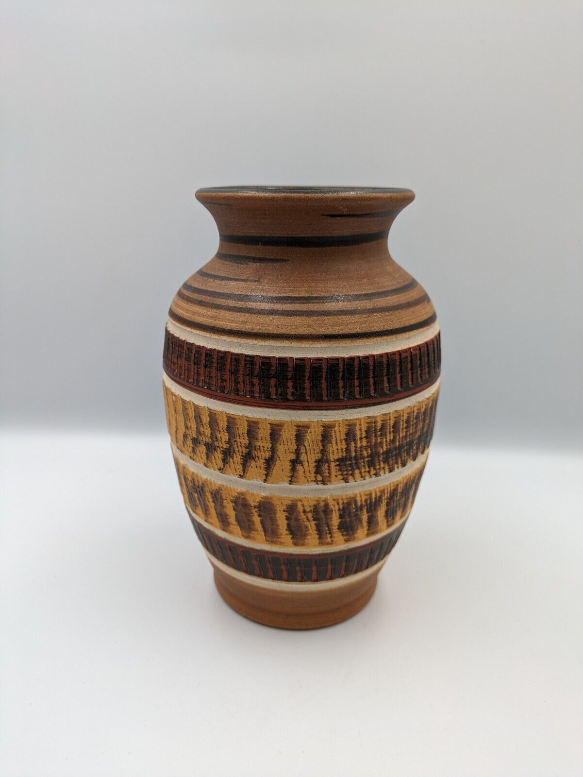Vintage DÜMLER & BREIDEN 1960s Retro Mid Century Terra West German Pottery Vase