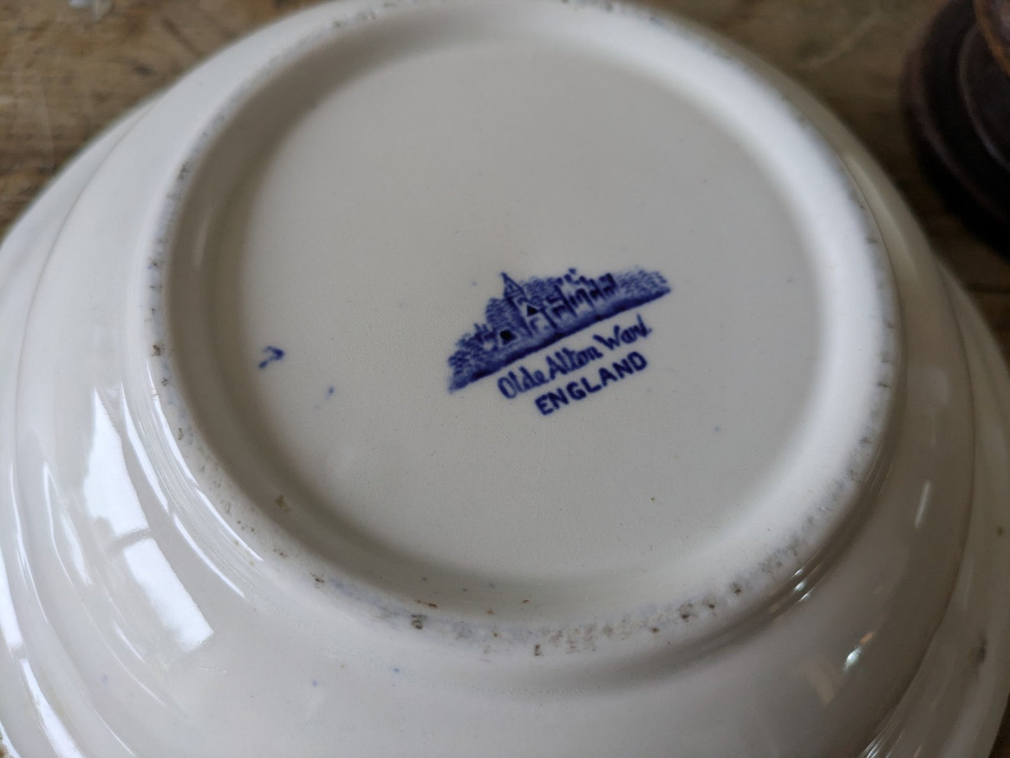 1 Rare Antique (1906) Swinnertons “Olde Alton Ware” Blue Willow 22.5cm Tureen