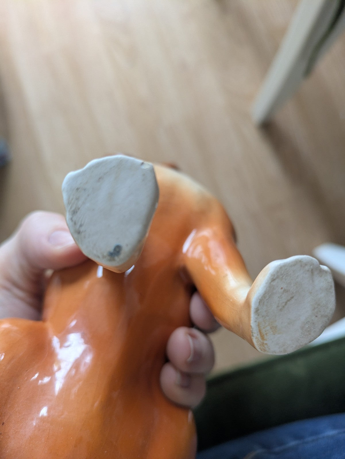 Jema Holland? Ceramic Boxer Dog Figurine Ornament Vintage Prop Old Original 