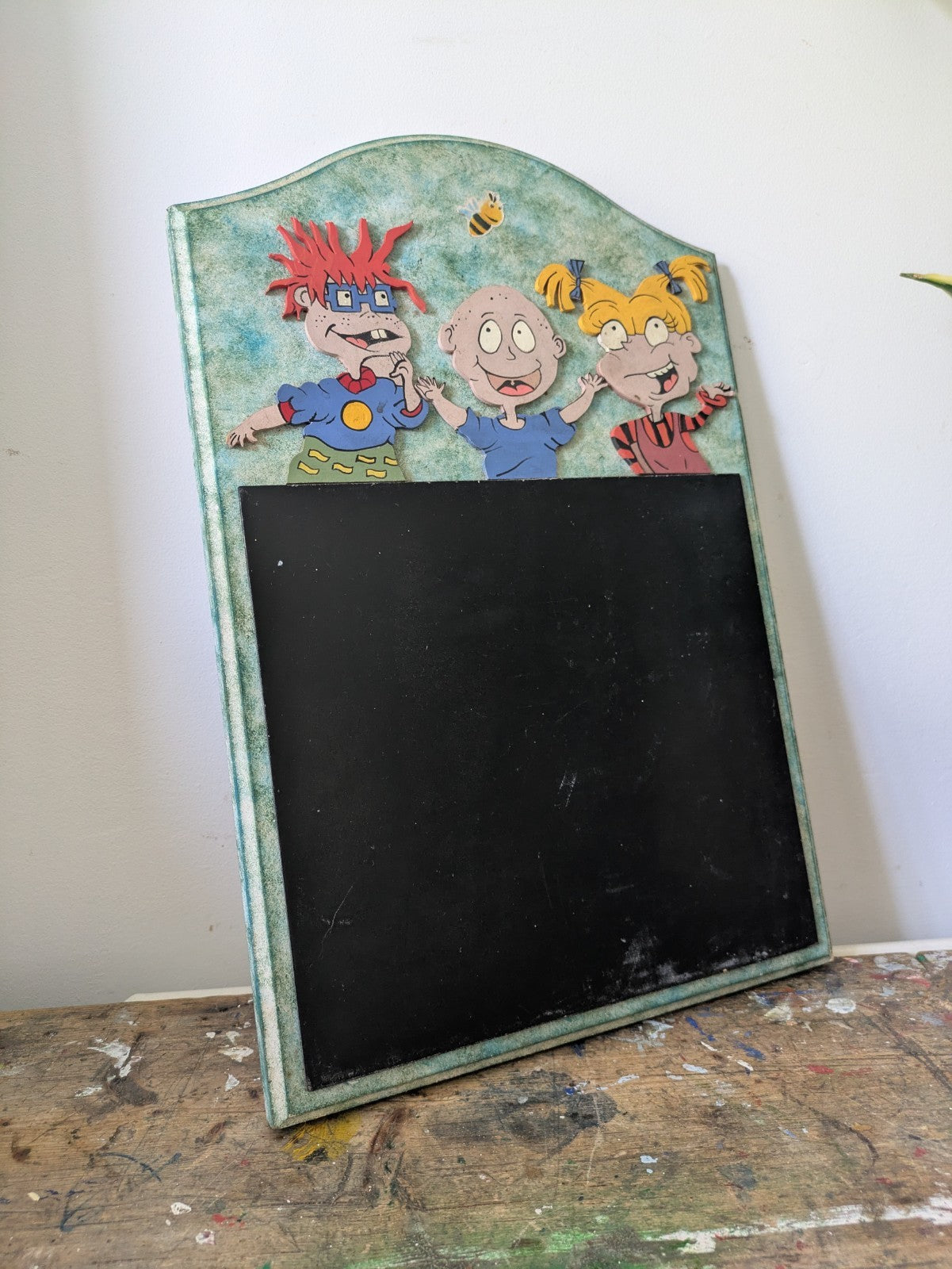Vintage Rugrats Chalk Board Child's Writing Board Novelty Retro Nostalgic 90s 