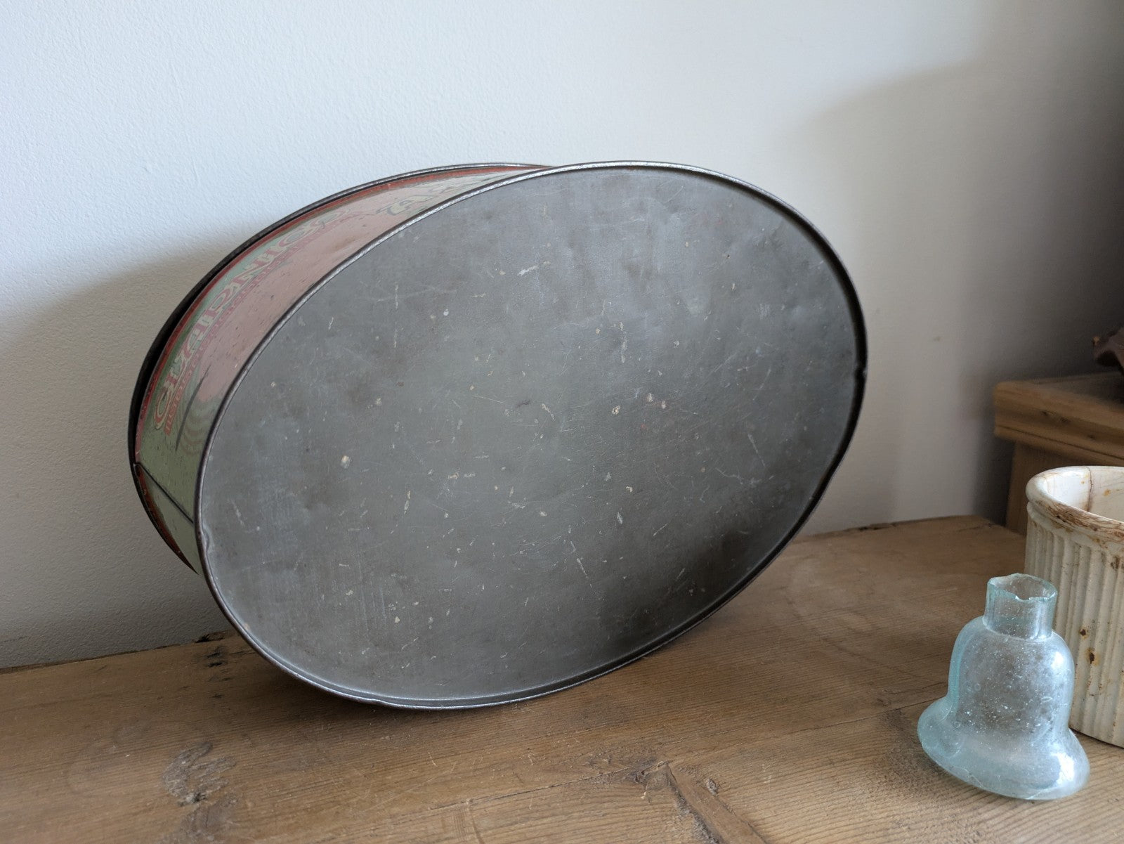 Vintage c1930s Clarnico Lily Cream Nuts Chocolate Confectionery Shop Counter Tin
