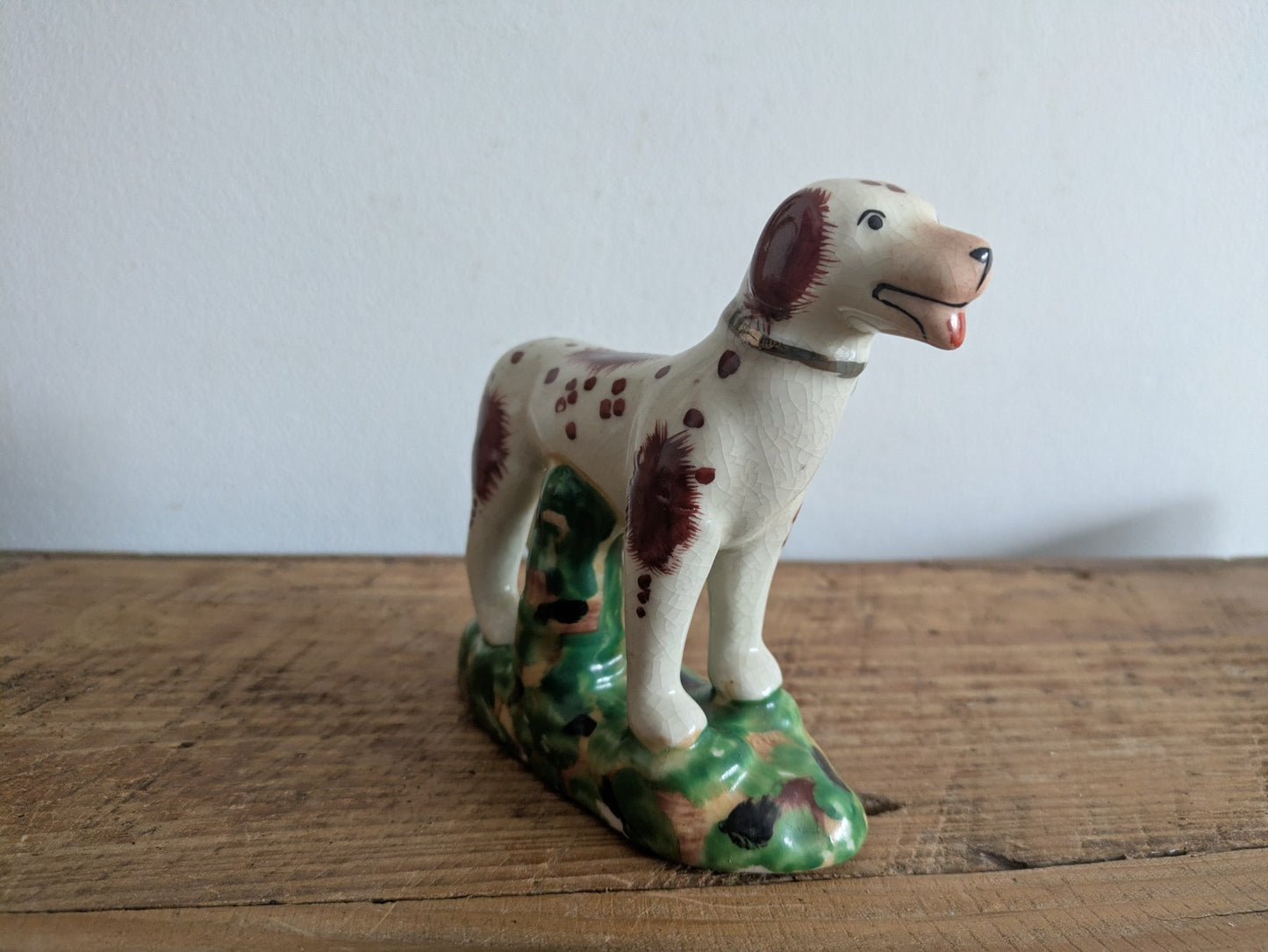 Staffordshire Dog Figure Ornament Victorian Mantel Art Antique 19th 20th Century