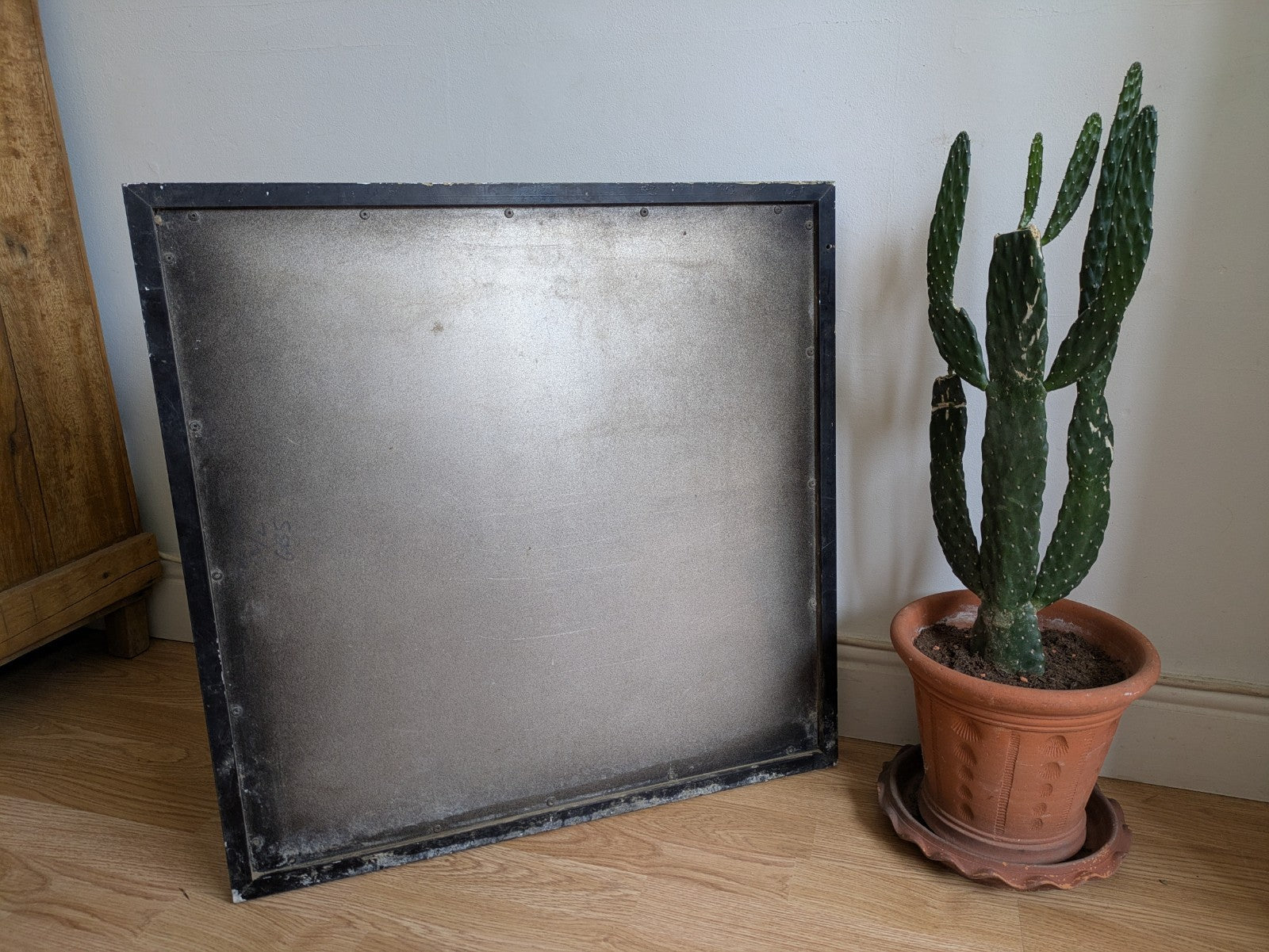 Vintage Large Metal Pub Sign No Liability Valuables Dining Car Park Black Square