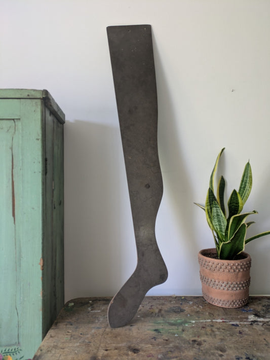 Vintage Oversized Sox or Stockings Mold Form Hosiery Lingerie Display Leg Foot