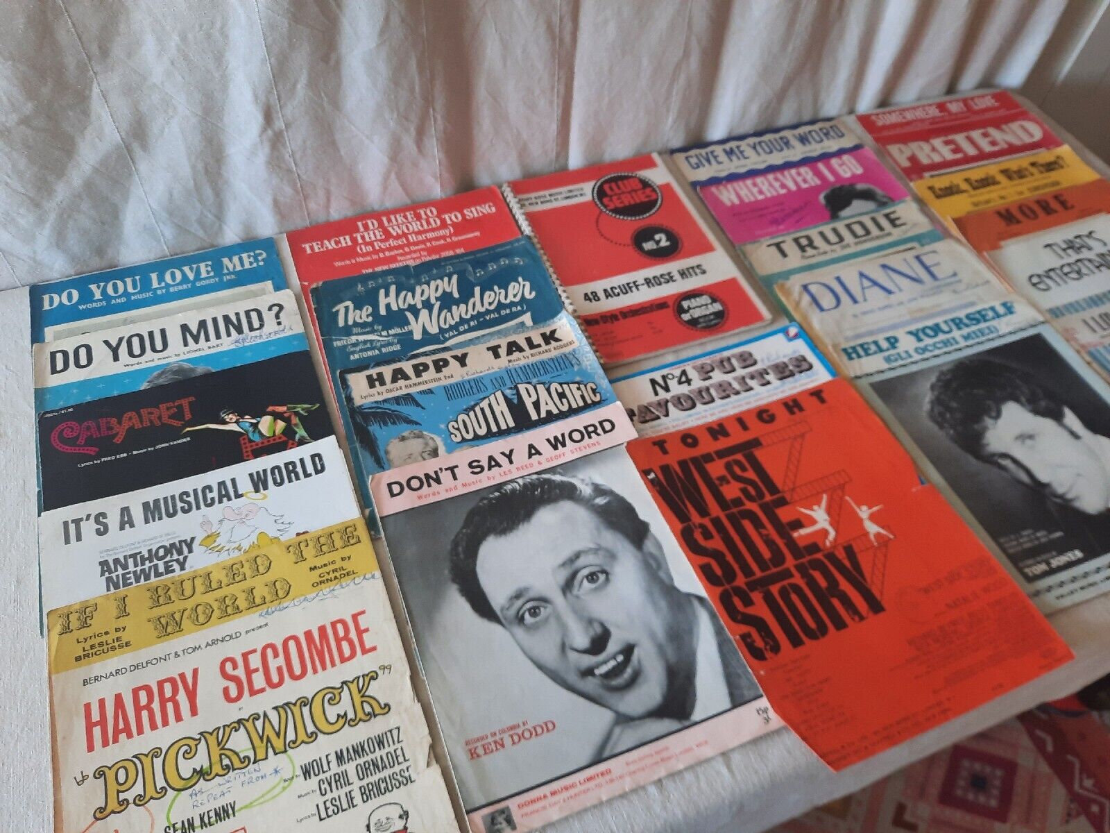 Vintage Lot Piano Sheet Music Manuscript Classic Paper Retro Mixed Rare Antique!
