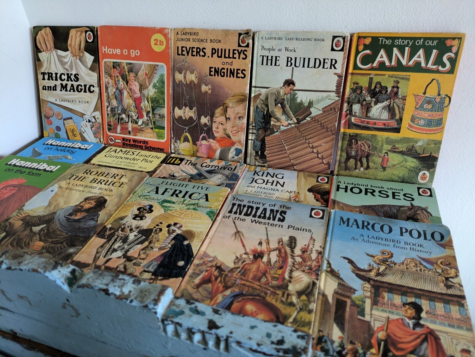 38x Ladybird Books RED Job Lot Mixed Collection Bundle Vintage For Children 