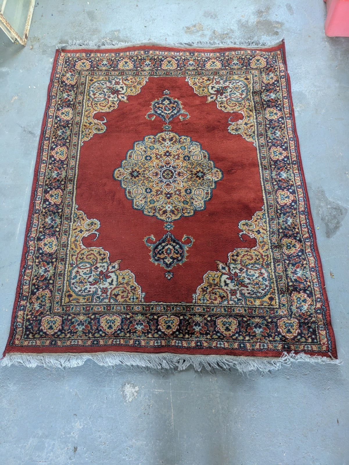 Quality Vintage Bokhara Hand Woven Silk Hanging Jahore Rug 132.5x 180cm Carpet 