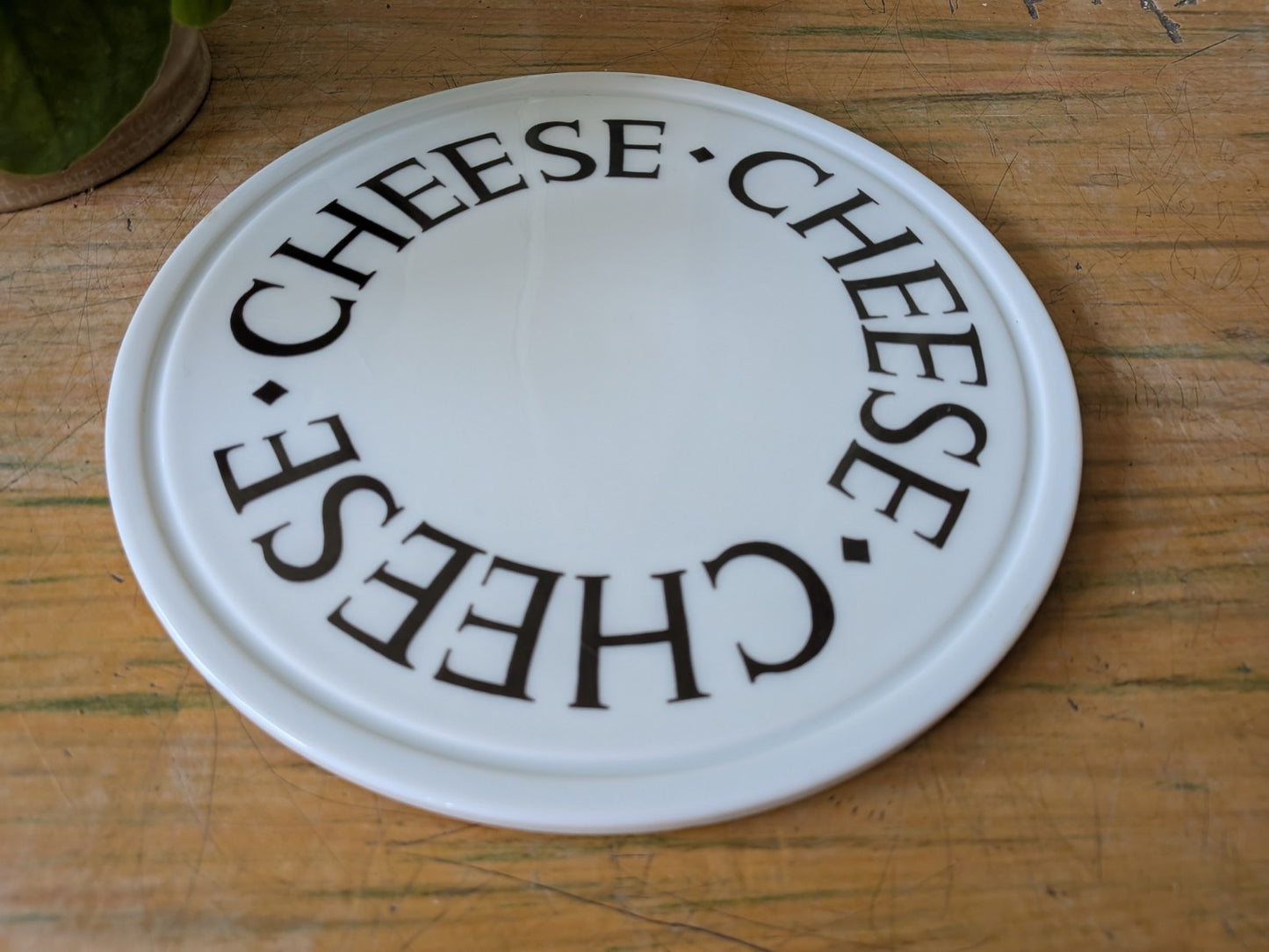 Emma Bridgewater Black Toast Cheese Board Platter Plate Insert Circular Serving
