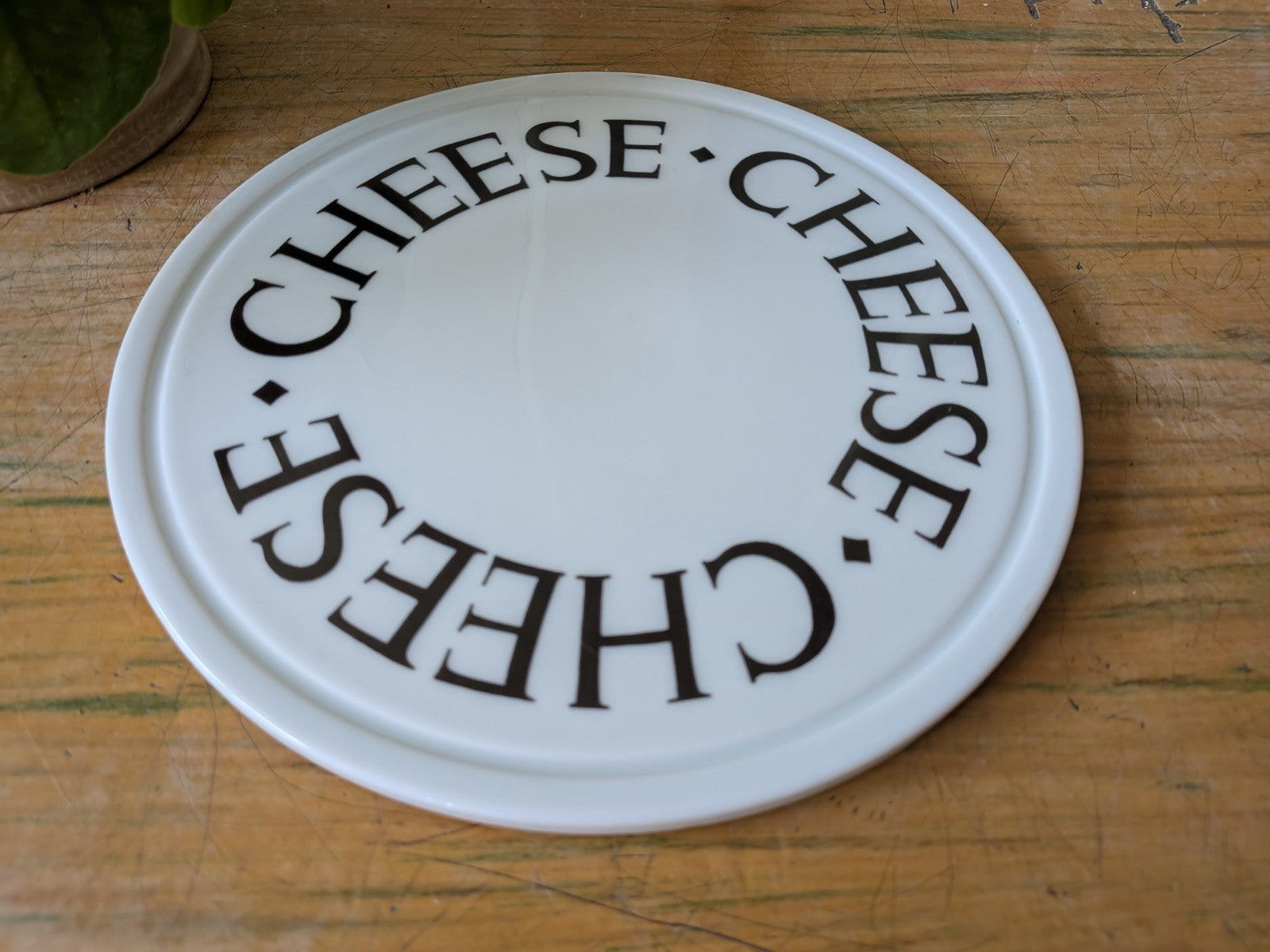 Emma Bridgewater Black Toast Cheese Board Platter Plate Insert Circular Serving