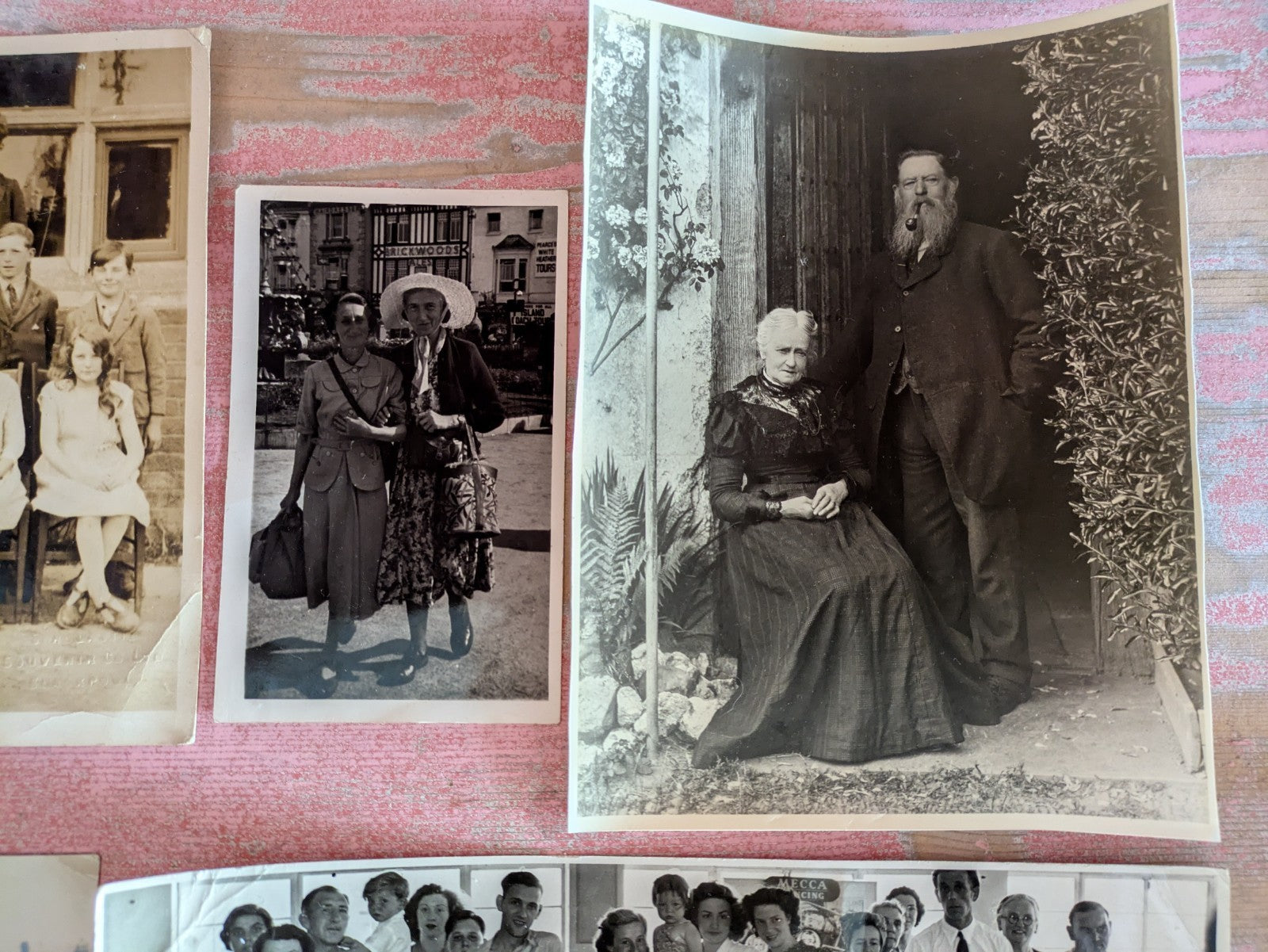 Victorian Pictures Photos Photographs Antique Mixed Lot Early - Mid Century Vgc