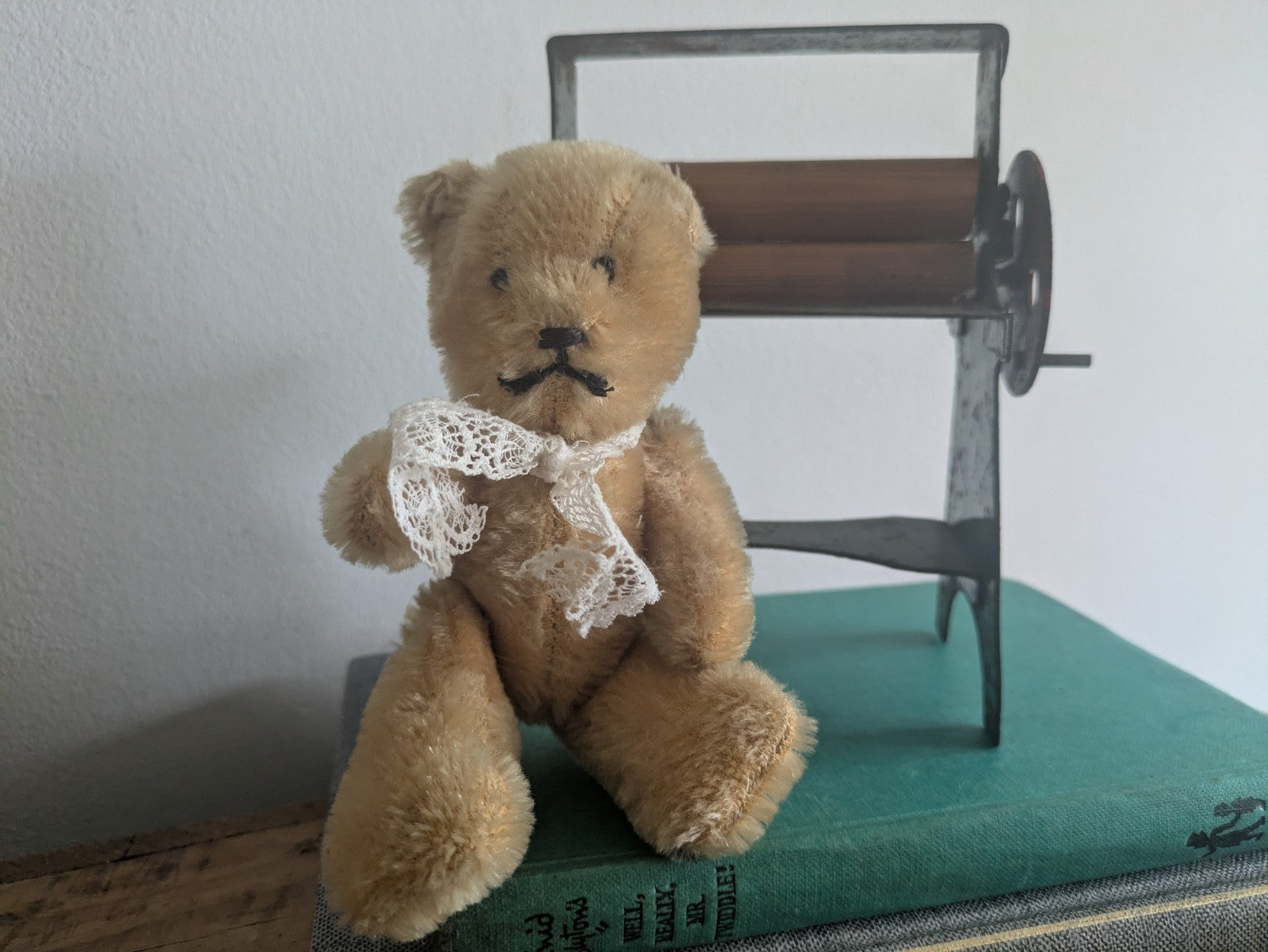 Vintage Mohair Miniature Small Schuco Bear Rare Articulated Jointed Tiny Vgc ..
