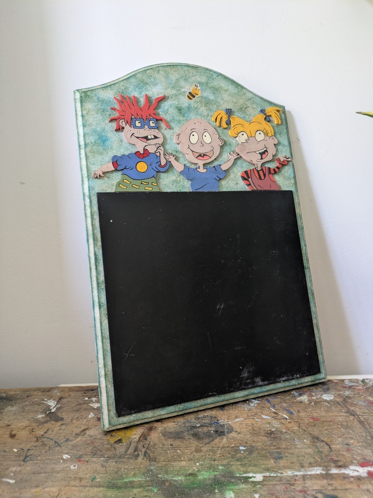 Vintage Rugrats Chalk Board Child's Writing Board Novelty Retro Nostalgic 90s 