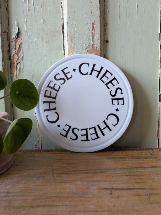 Emma Bridgewater Black Toast Cheese Board Platter Plate Insert Circular Serving